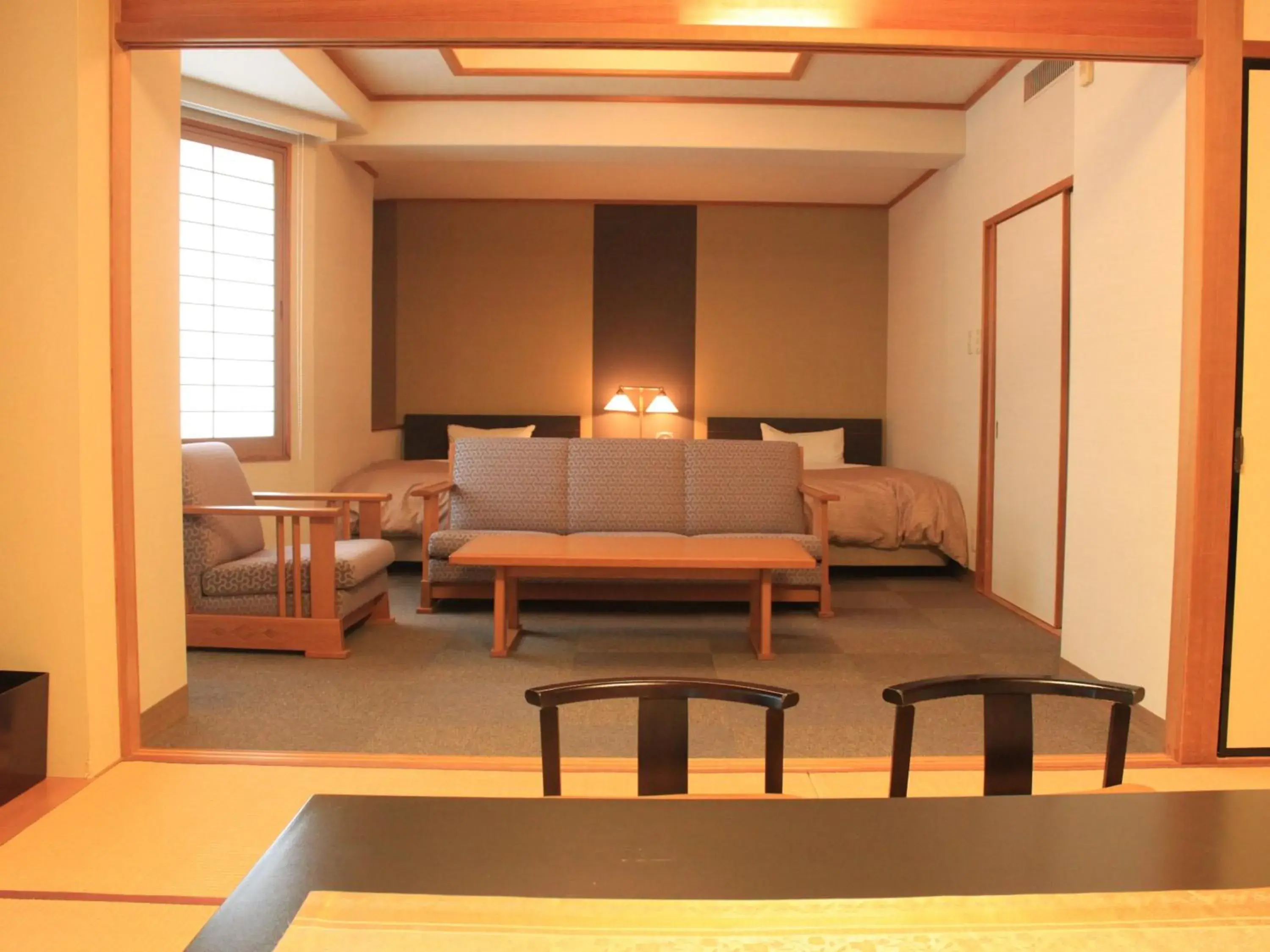 Photo of the whole room, Seating Area in Hanabishi Hotel