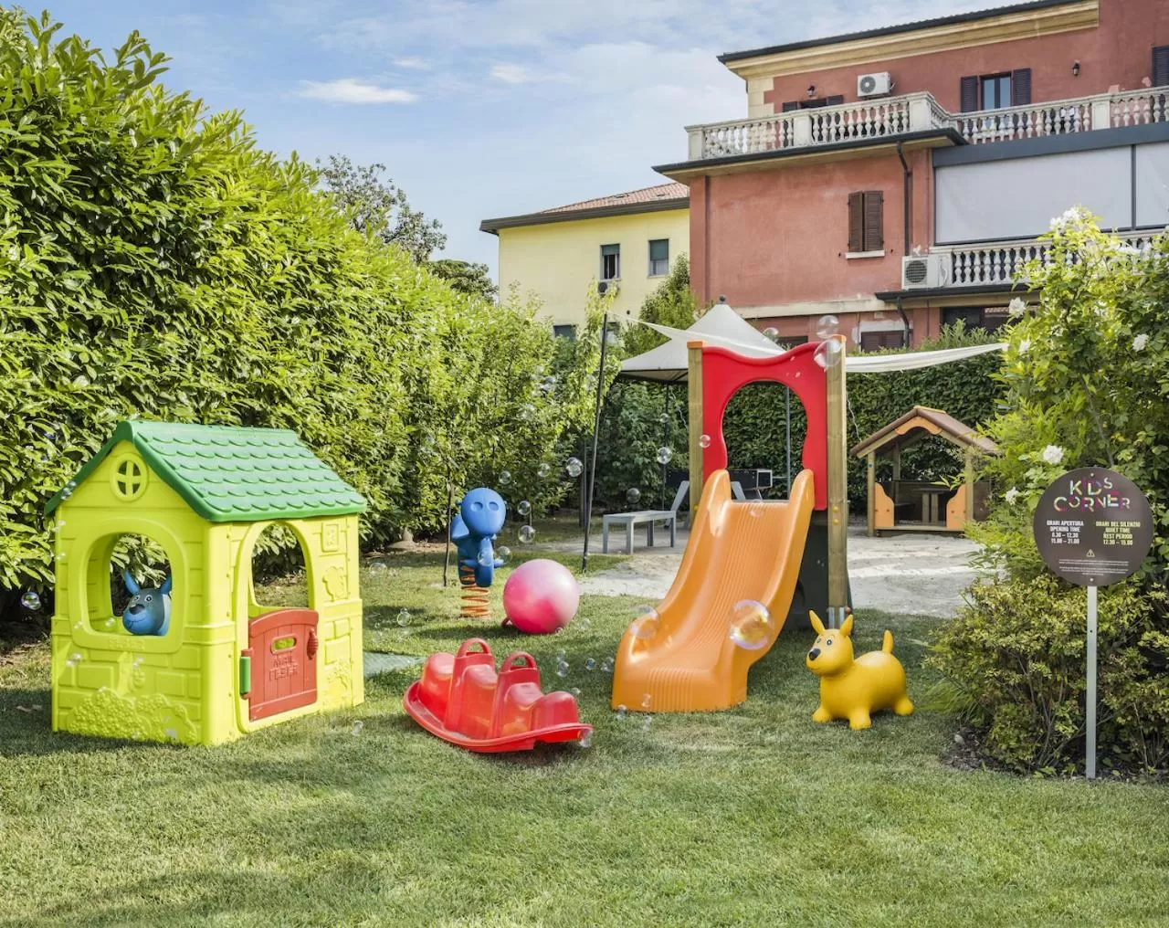 Children play ground in Enjoy Garda Hotel
