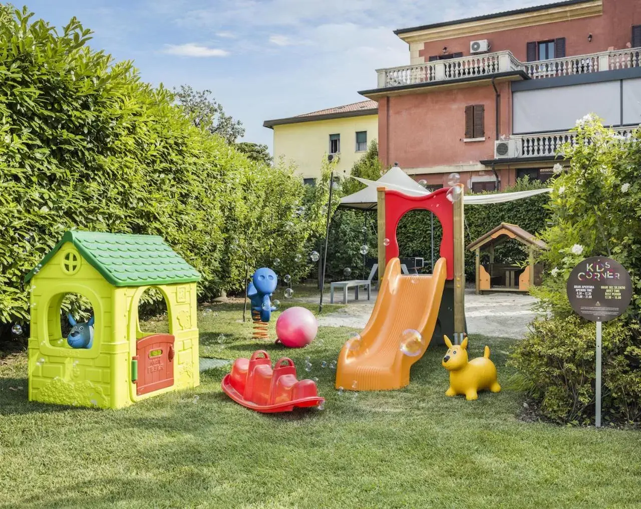 Children play ground, Children's Play Area in Enjoy Garda Hotel