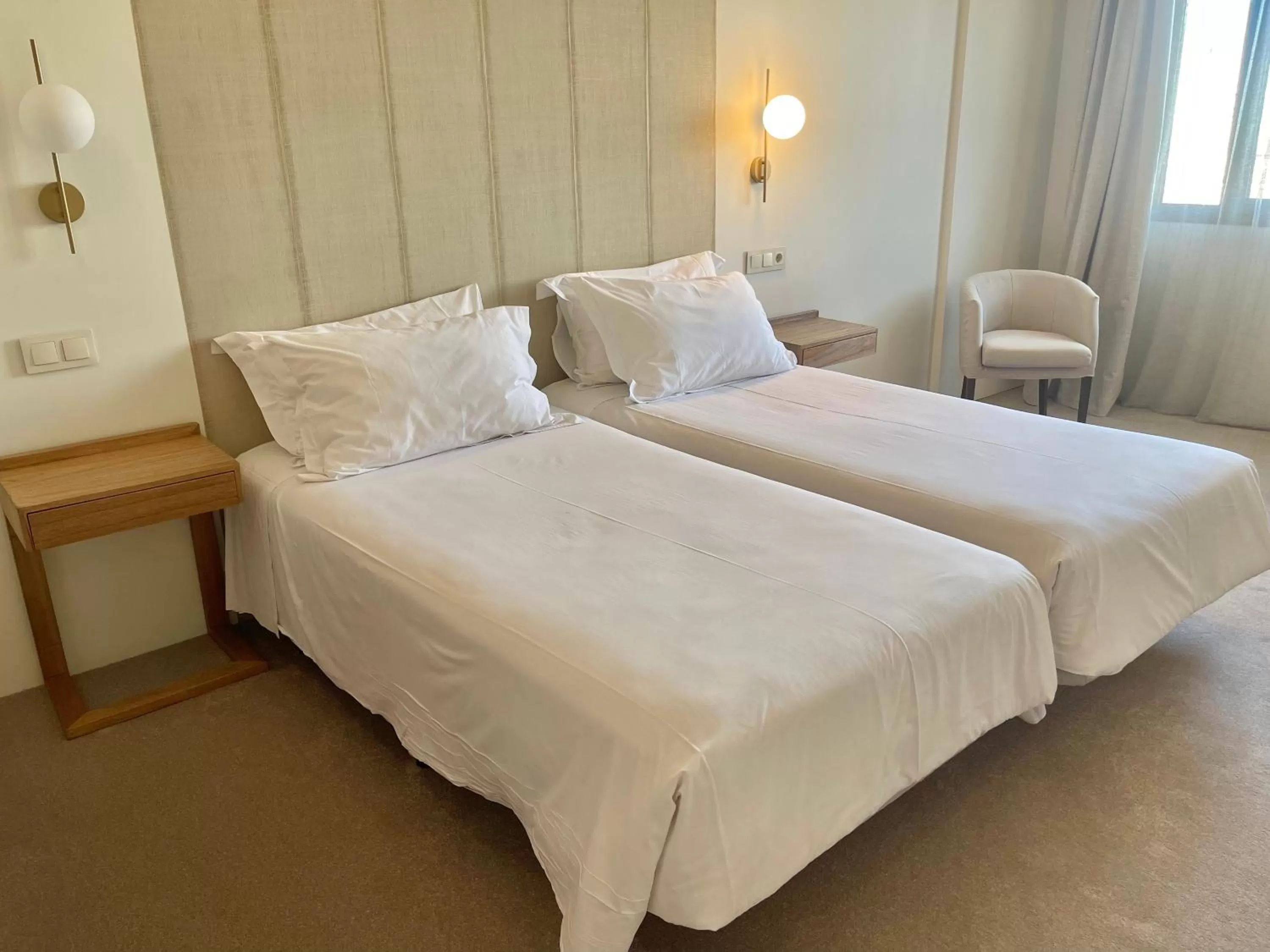 Bed in Hotel Oriente