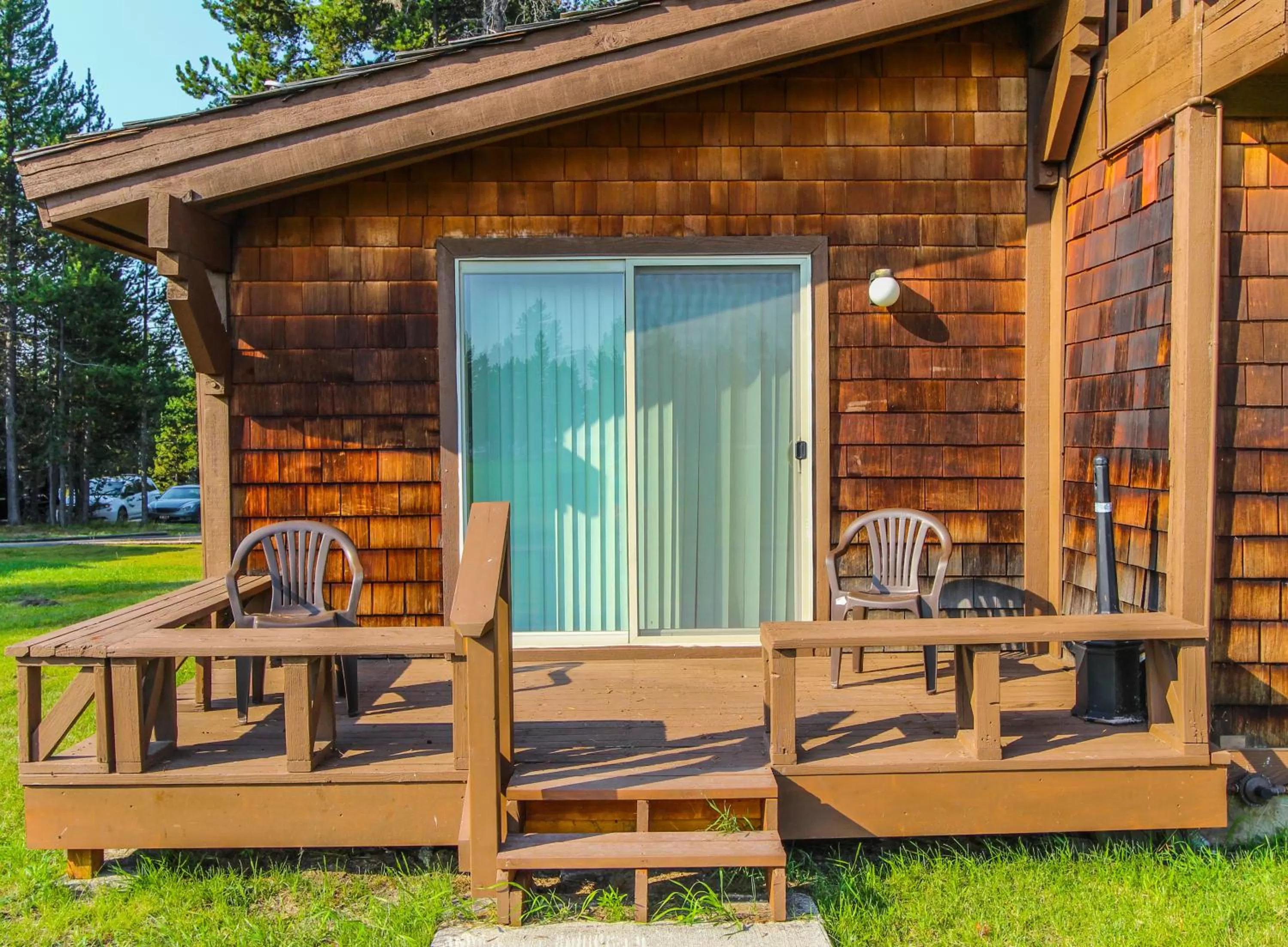 Patio in Timbers at Island Park