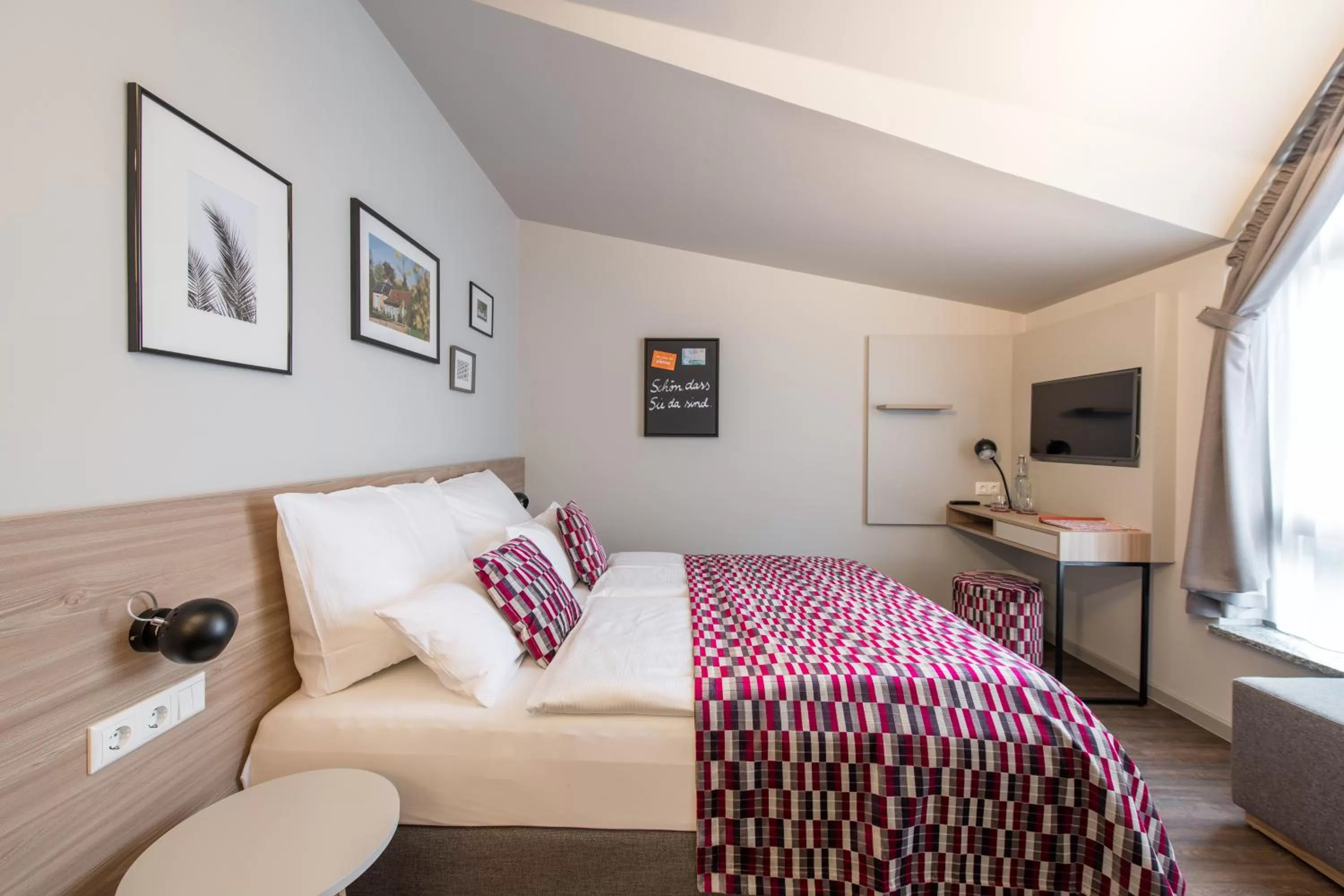 Bed in stattHotel Weimar