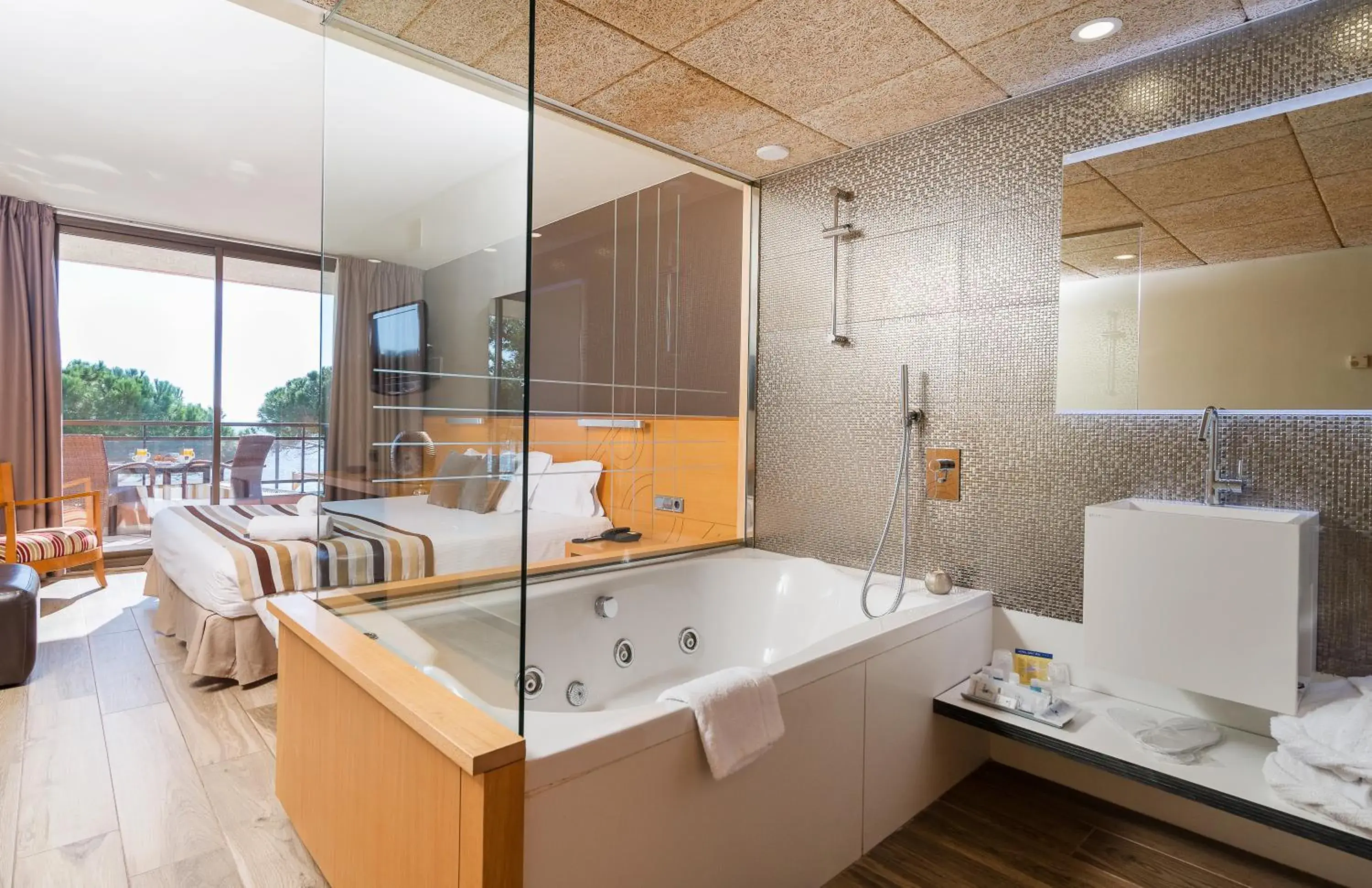 Bathroom in Hotel Restaurant Sant Pol