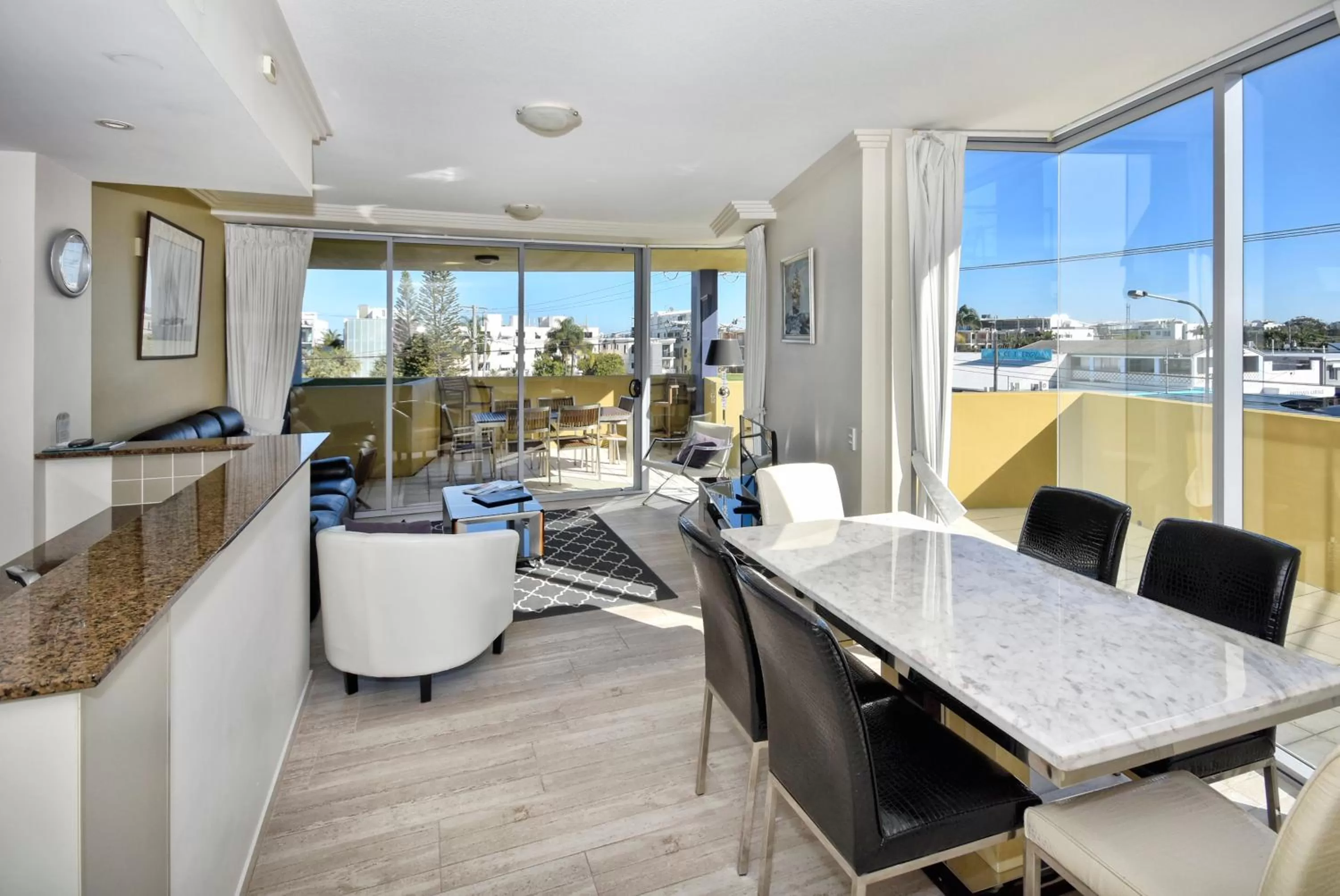 Dining area in Pumicestone Blue