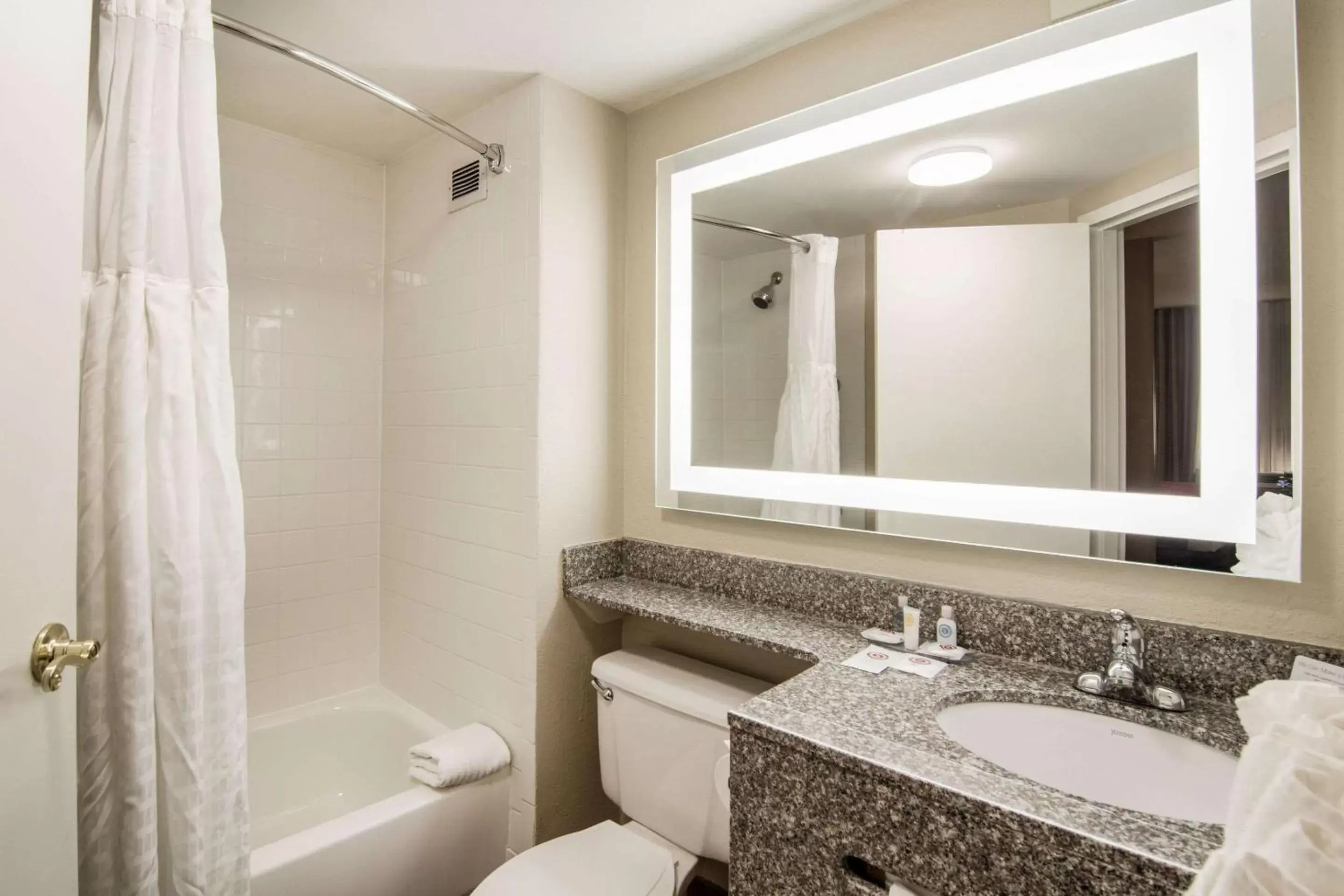 Bedroom, Bathroom in Comfort Inn Pensacola - University Area