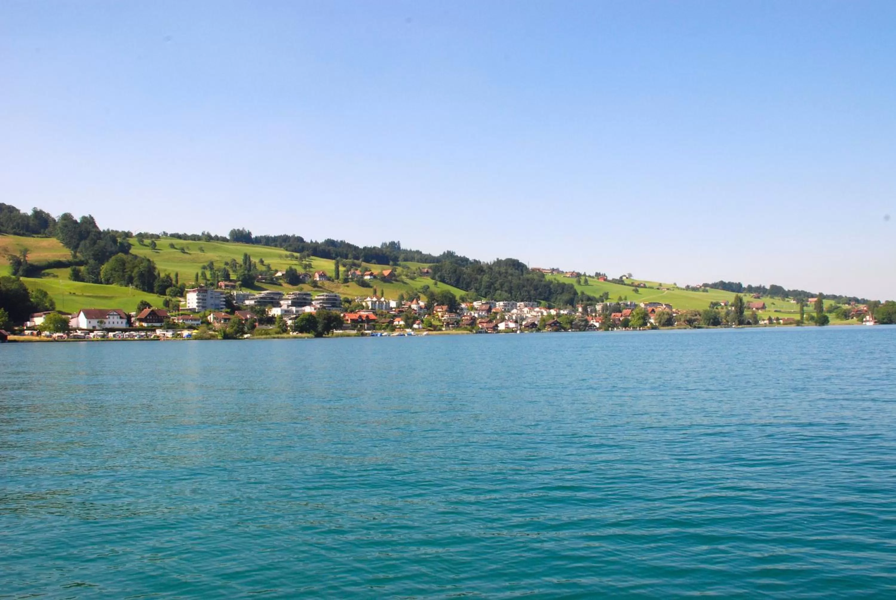 On site in Swiss-Chalet Merlischachen - Romantik Schloss-Hotel am See