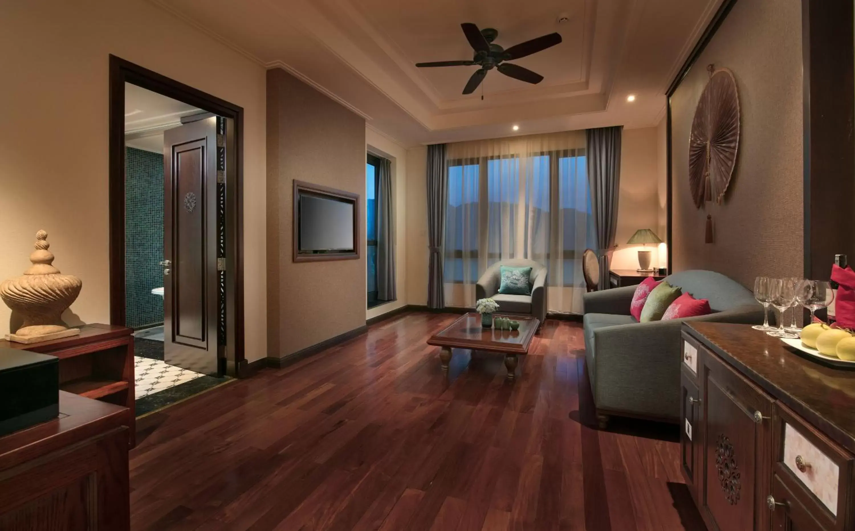 Living room in Ninh Binh Hidden Charm Hotel & Resort Living room in Ninh Binh Hidden Charm Hotel & Resort