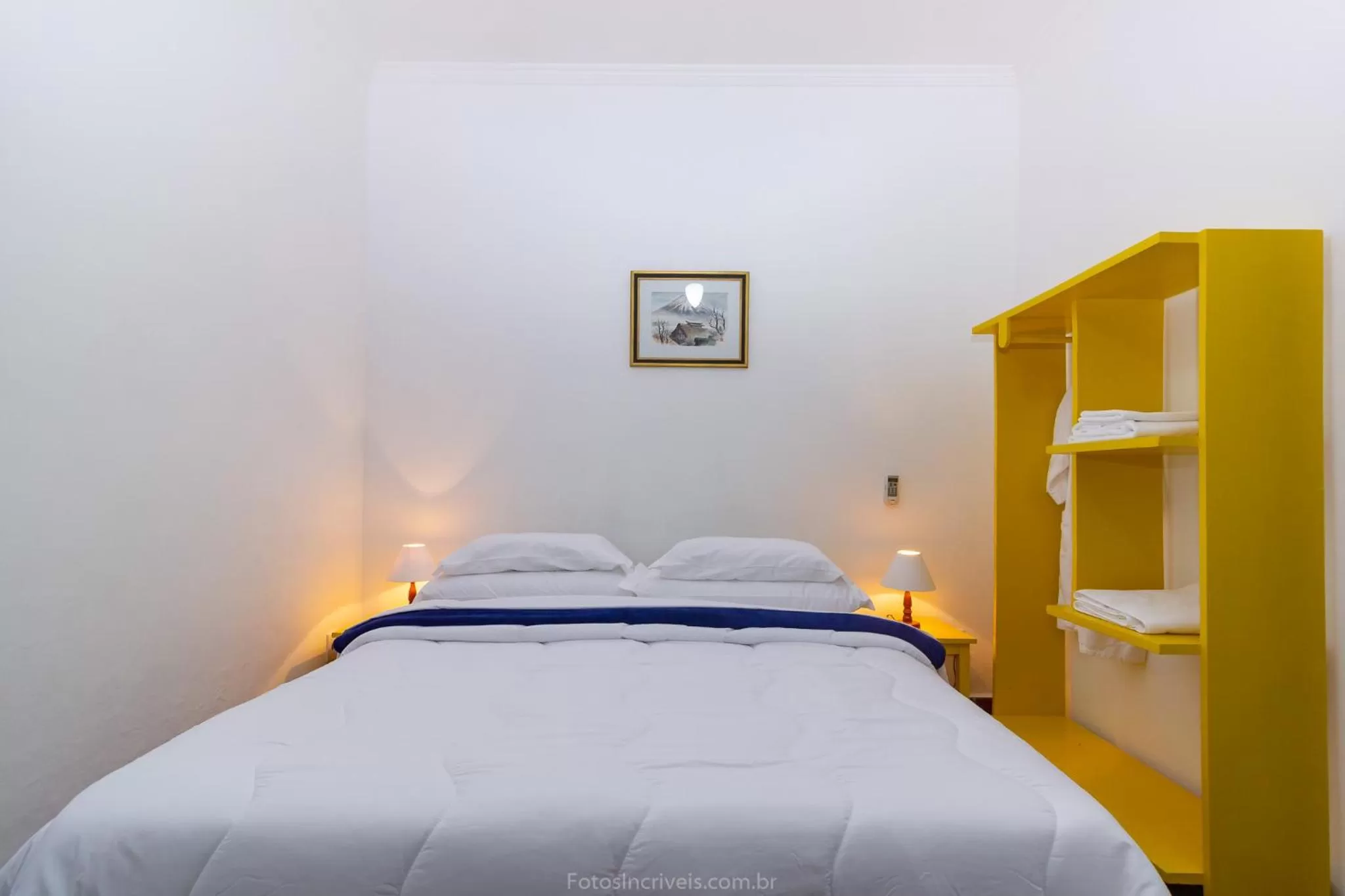 Bed in Pousada Aconchego