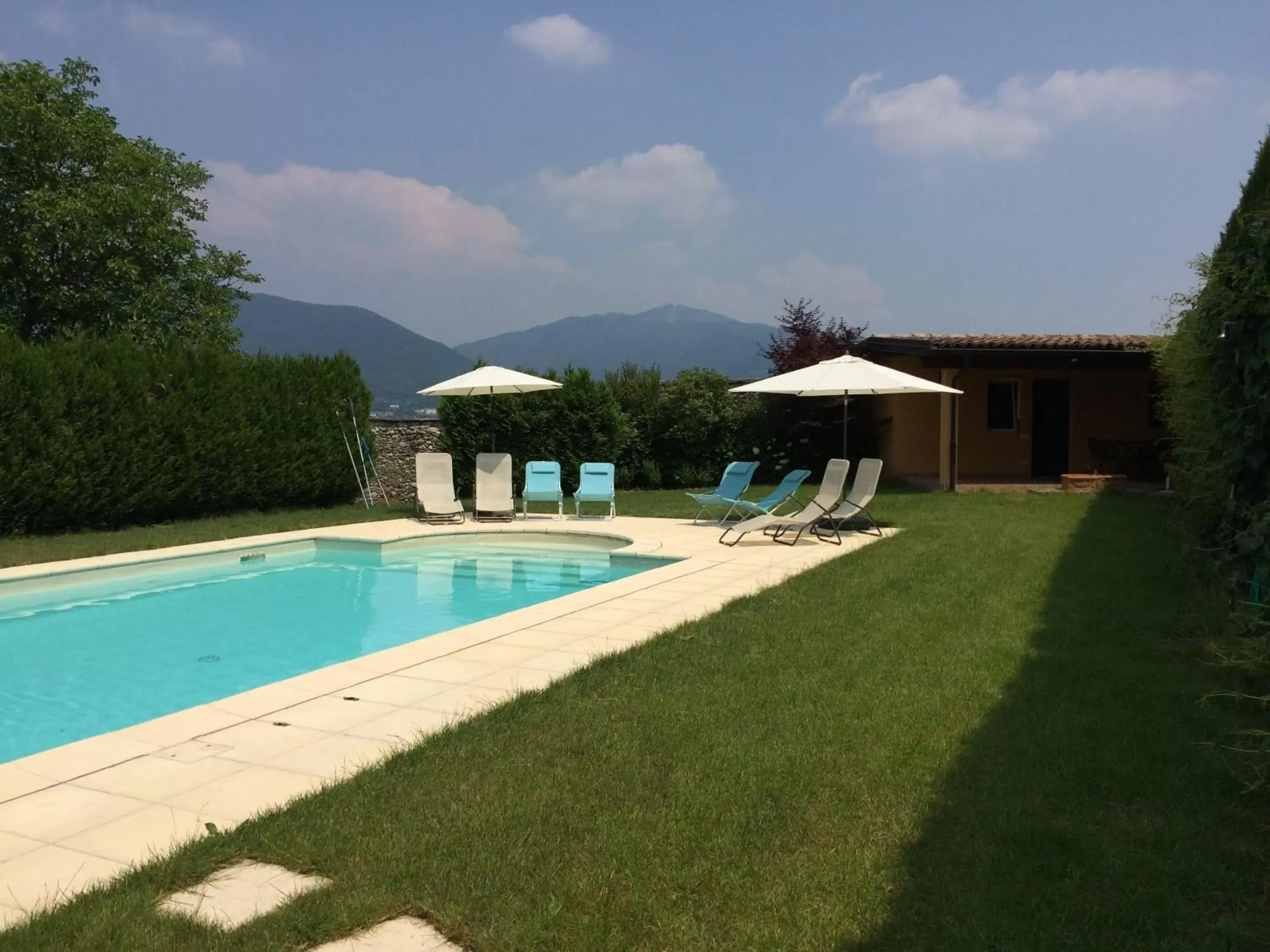 Swimming pool, Garden in Castello di Brusata Apartment