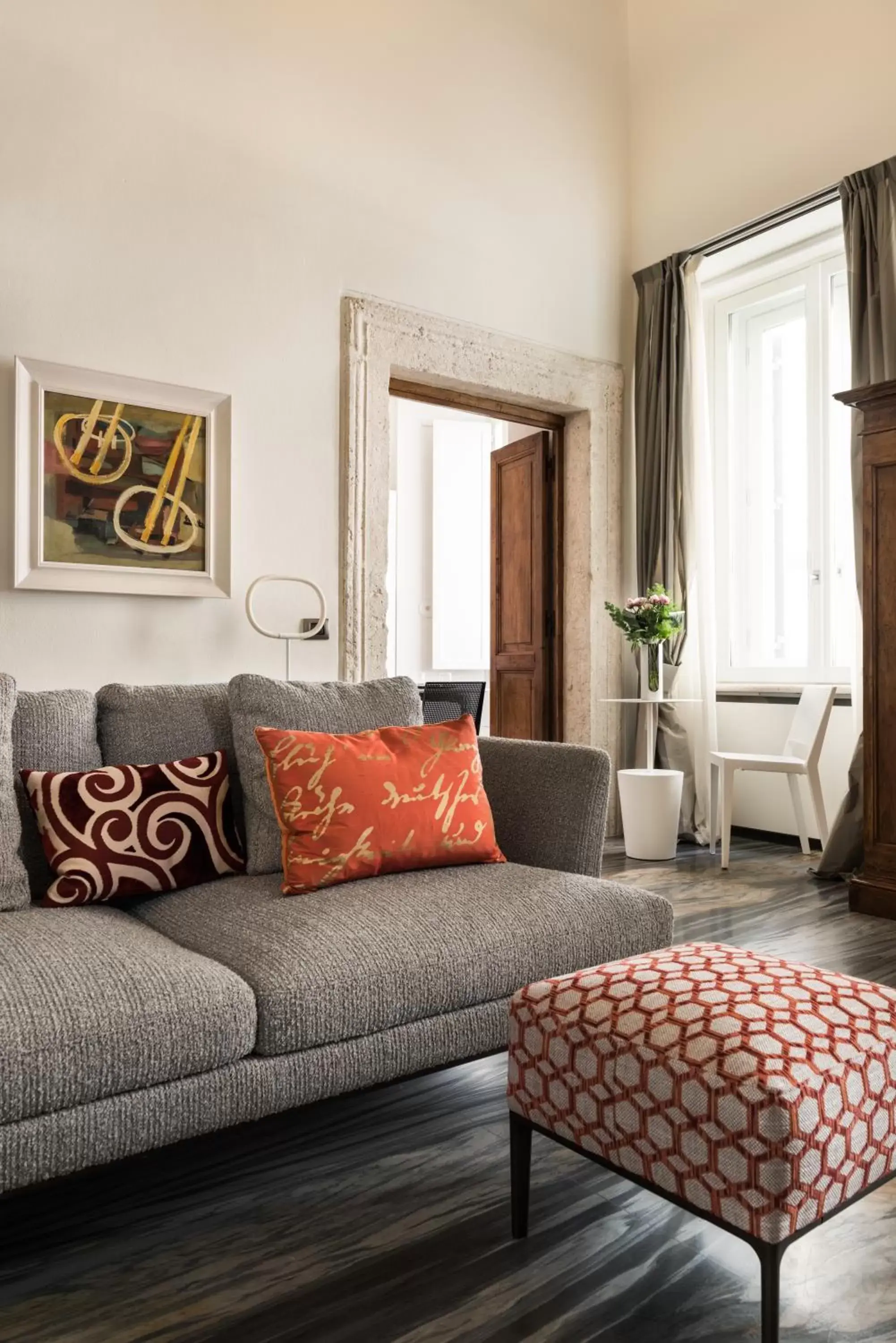 Living room, Seating Area in Palazzo Delle Pietre - Luxury Apartments