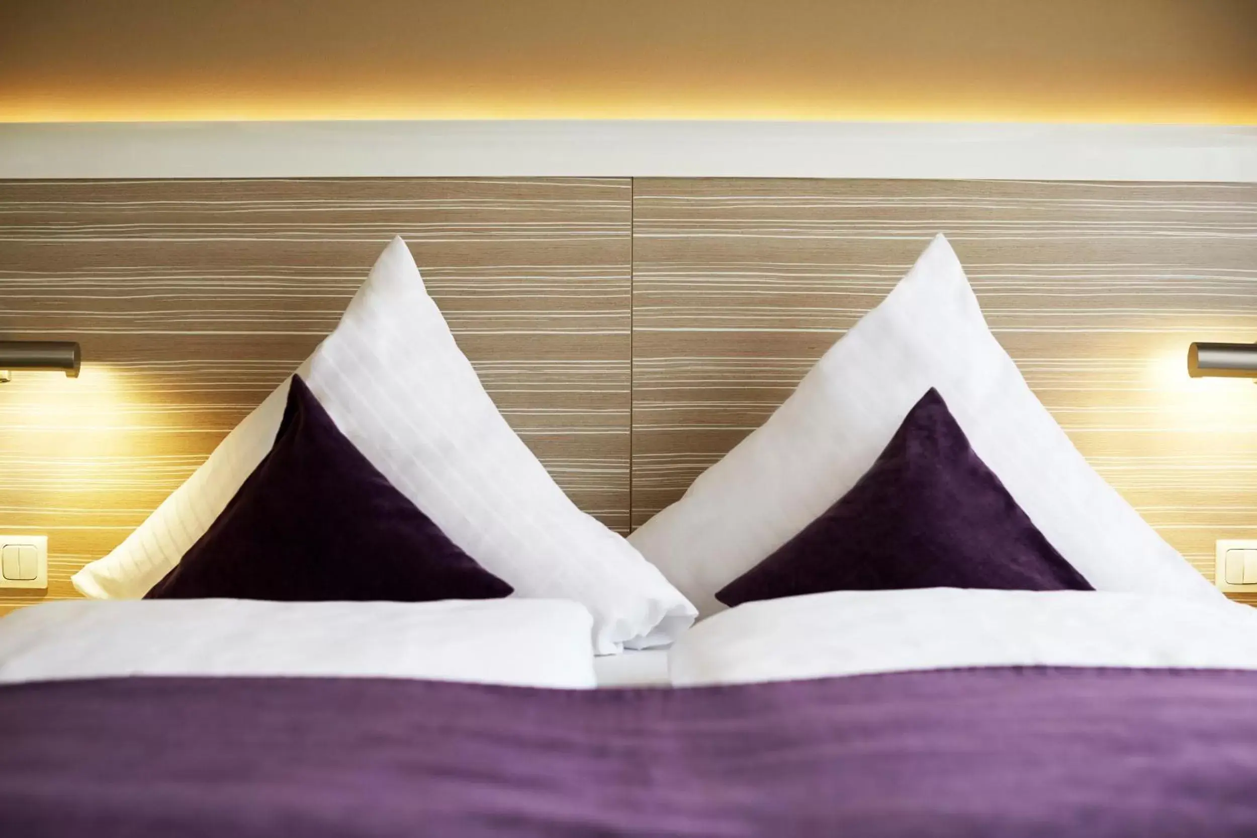 Bed in Hotel Mirabell by Maier Privathotels