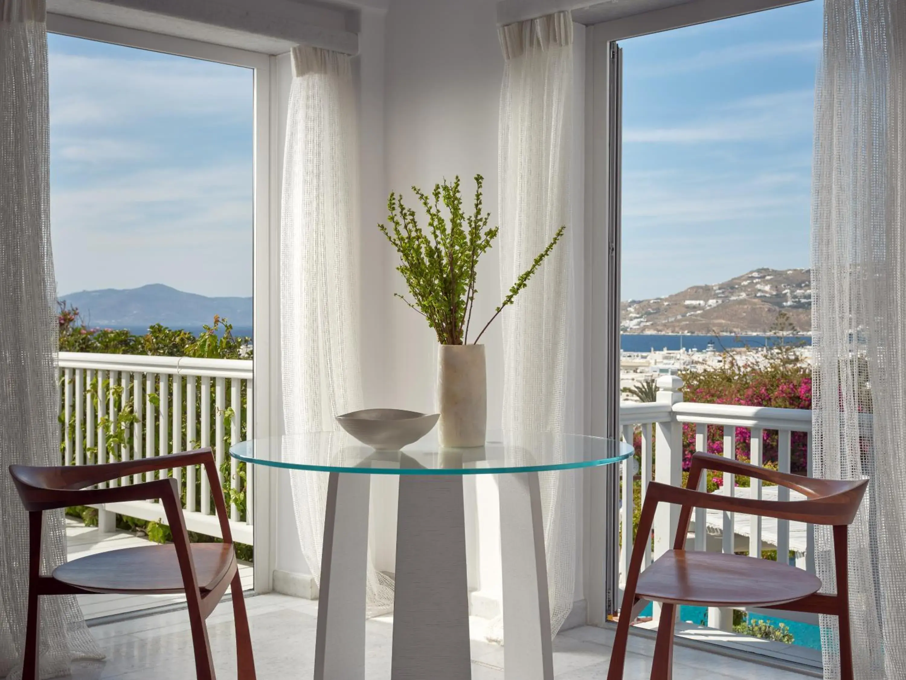 View (from property/room), Balcony/Terrace in Belvedere Mykonos - Main Hotel