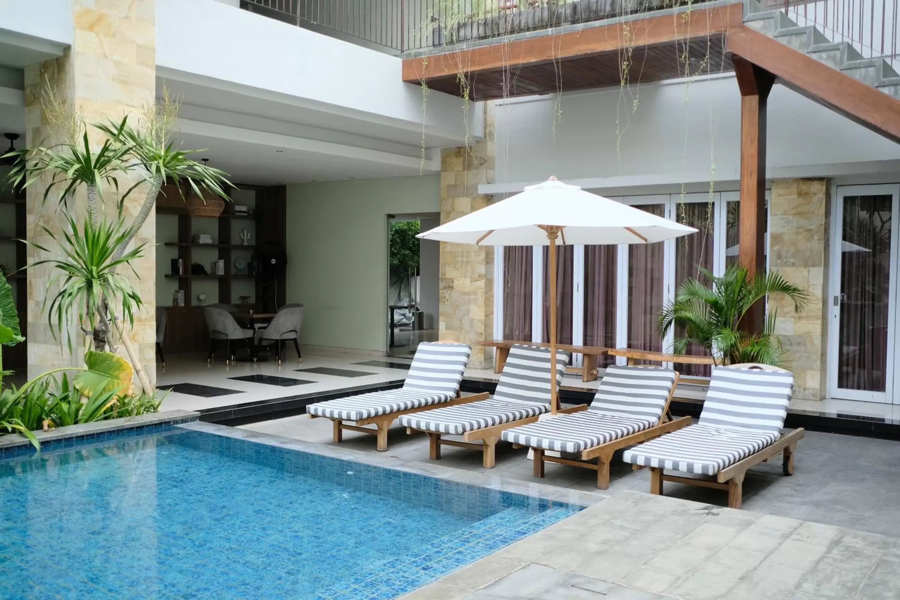 Pool view, Swimming Pool in Crystalkuta Hotel - Bali