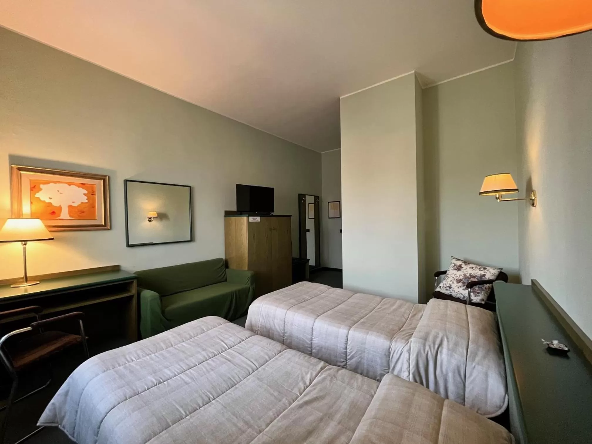 Bed in Hotel La Goletta