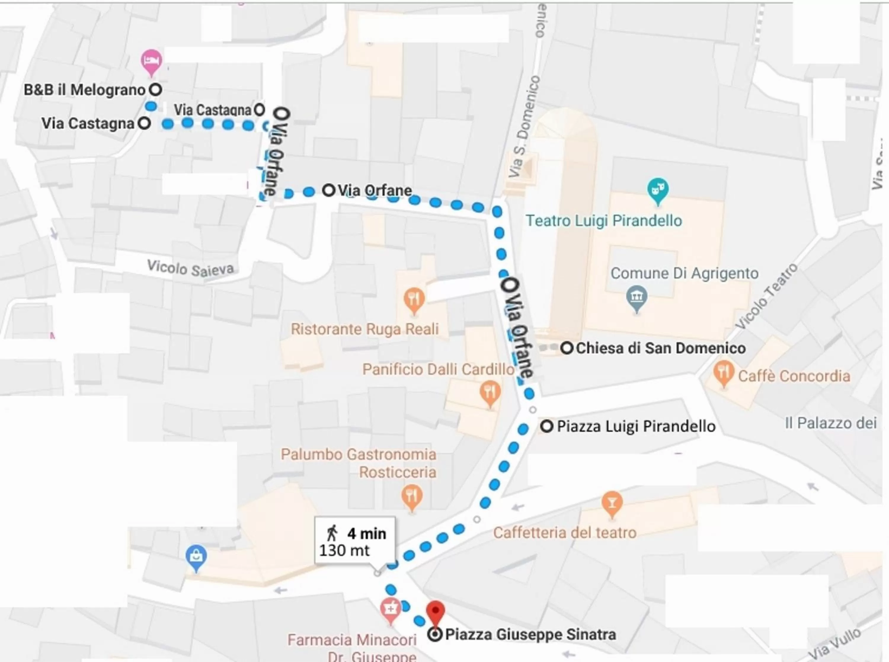 Bird's eye view in B&B Il Melograno Antico con Terrazza e Giardino