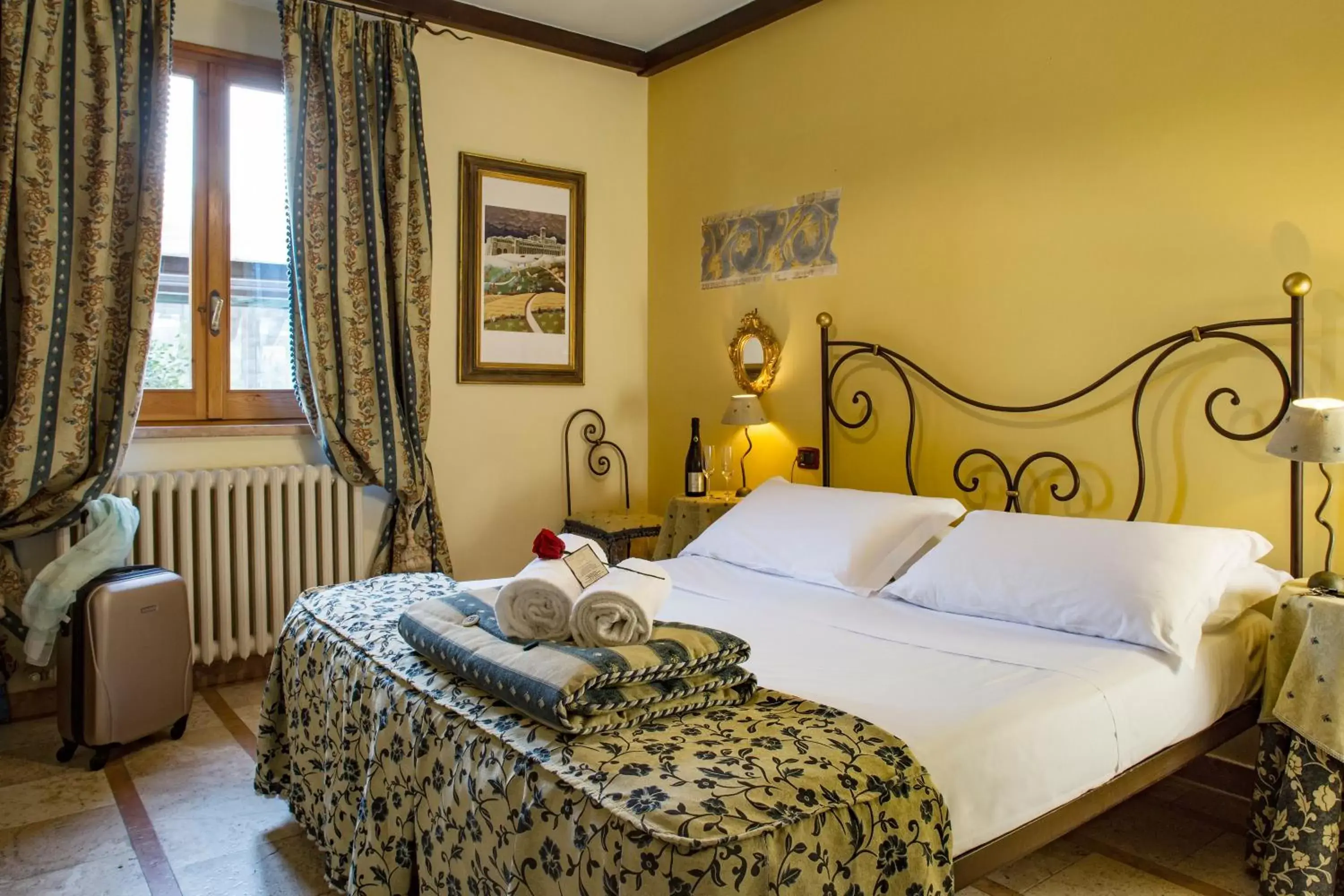 Bed in UNICA Assisi agri-charming house