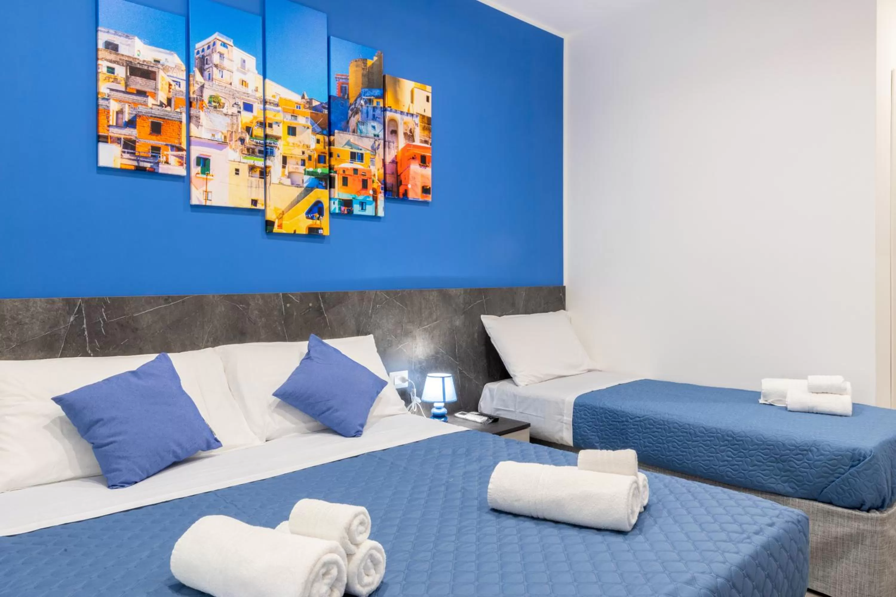 Bed in Partenope Guest House