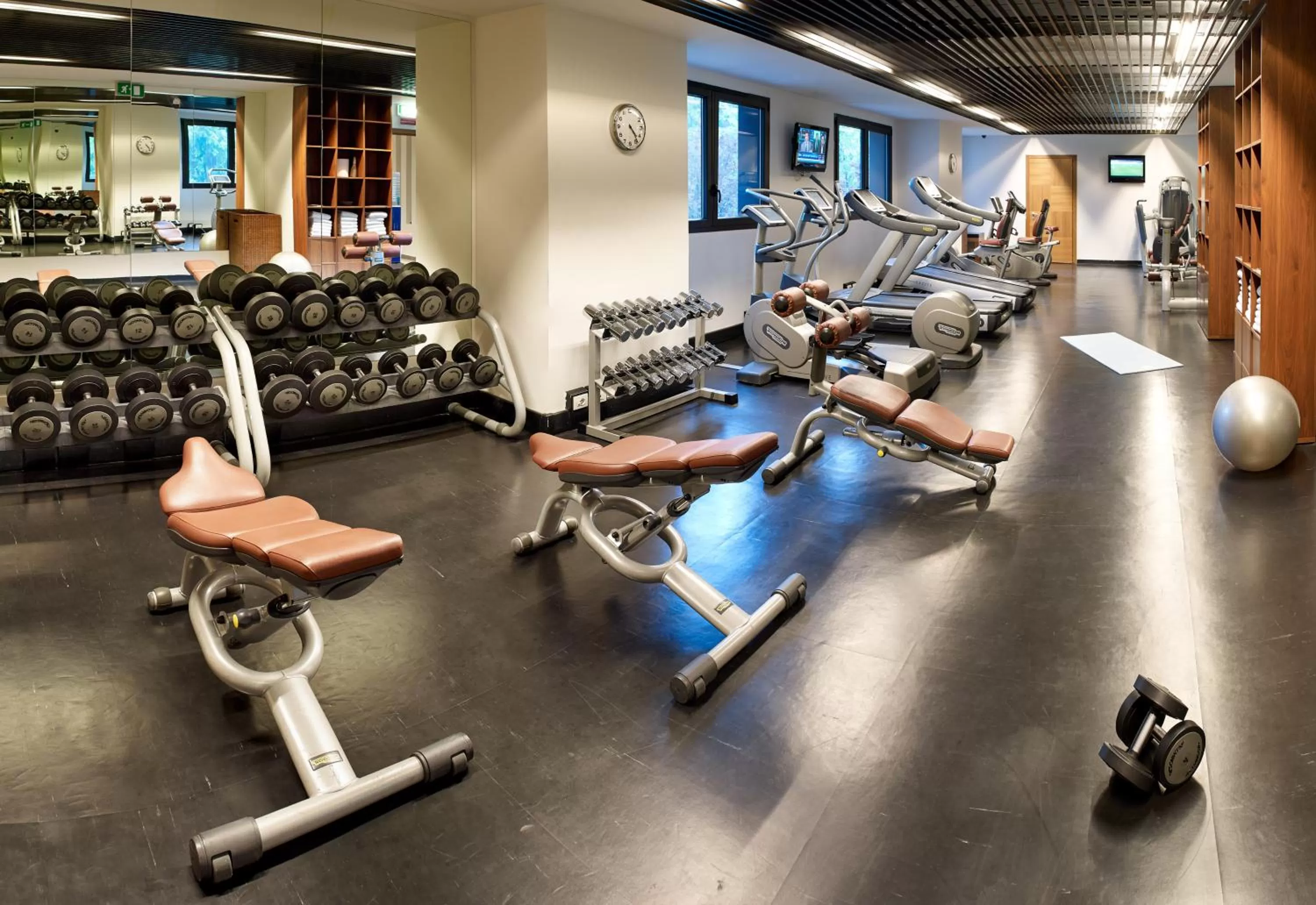 Fitness centre/facilities in Radisson Blu Hotel Milan