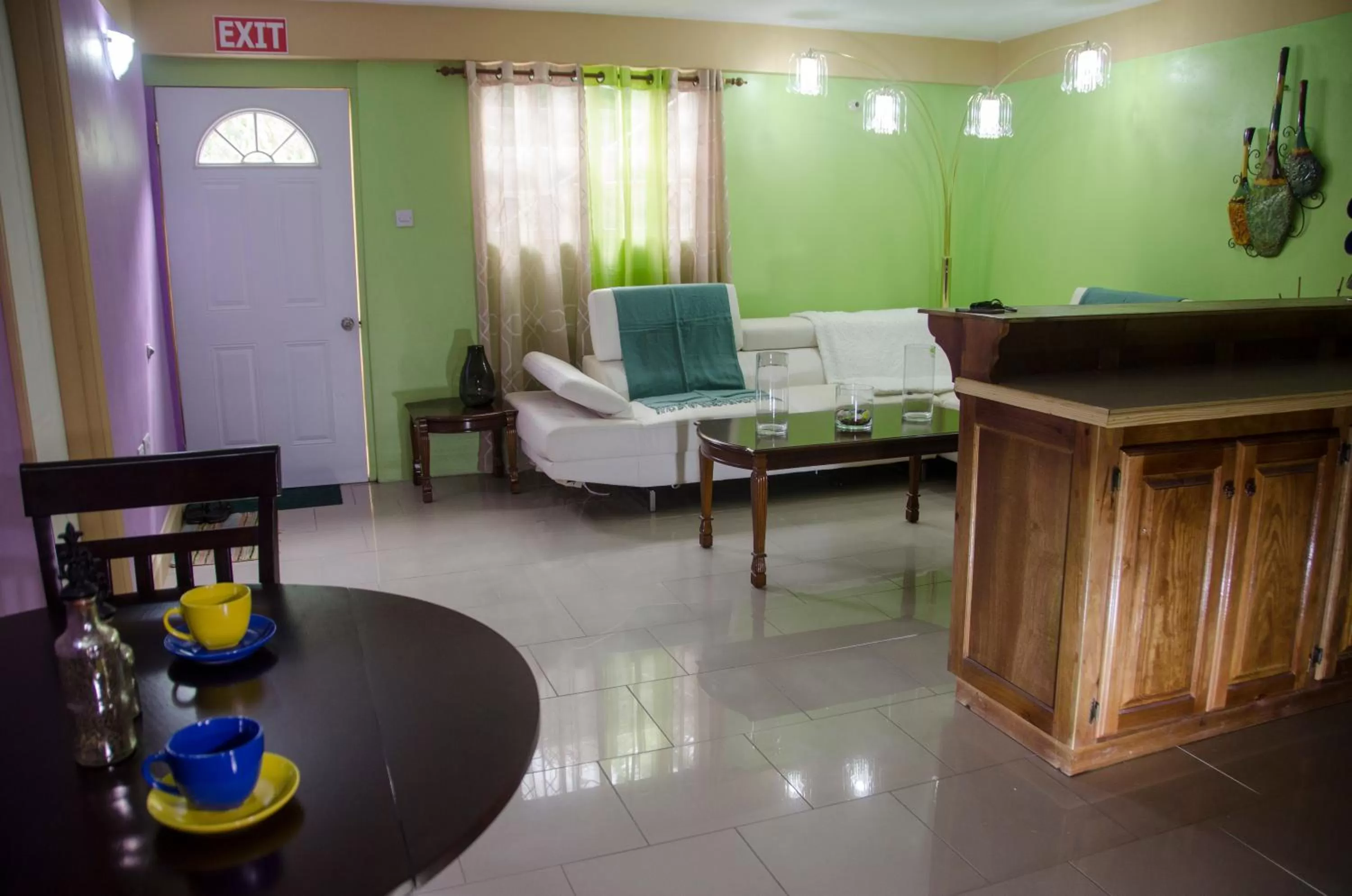 Living room in Matthew's Miracle View