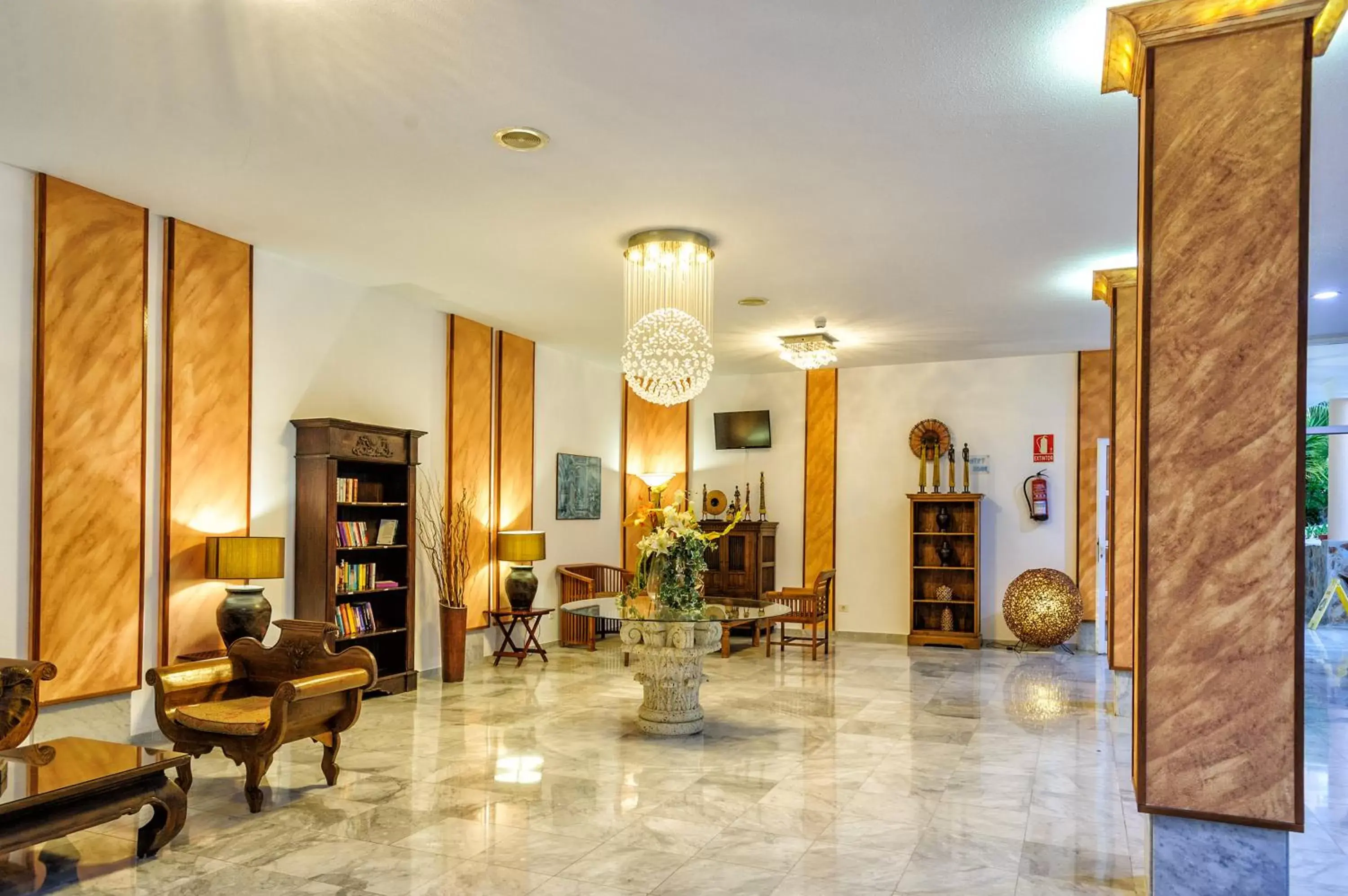 Area and facilities, Lobby/Reception in Apartamentos Marola-Portosin