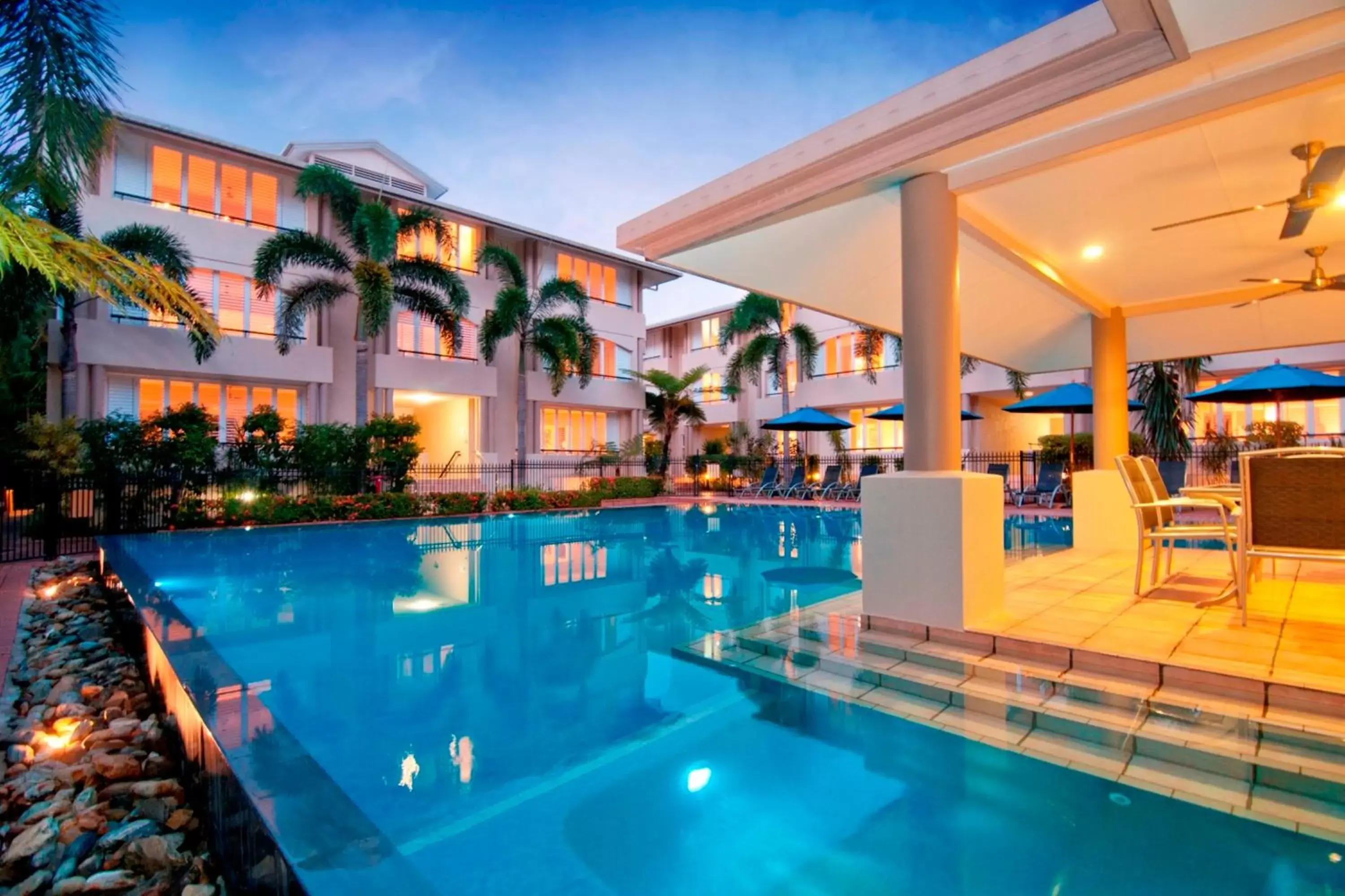 Property building, Swimming Pool in Cayman Villas Port Douglas