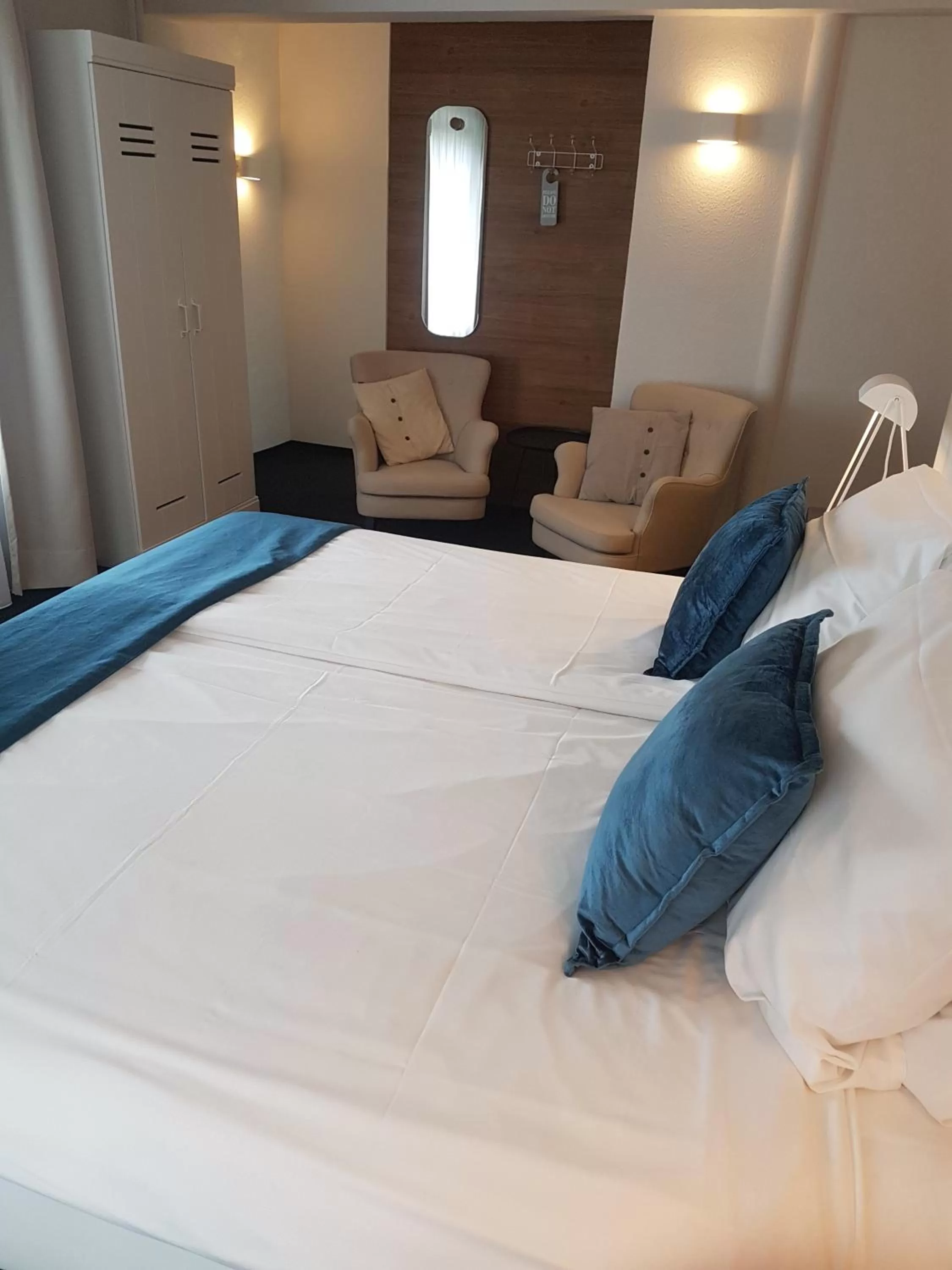 Bed in Hotel Herrloh