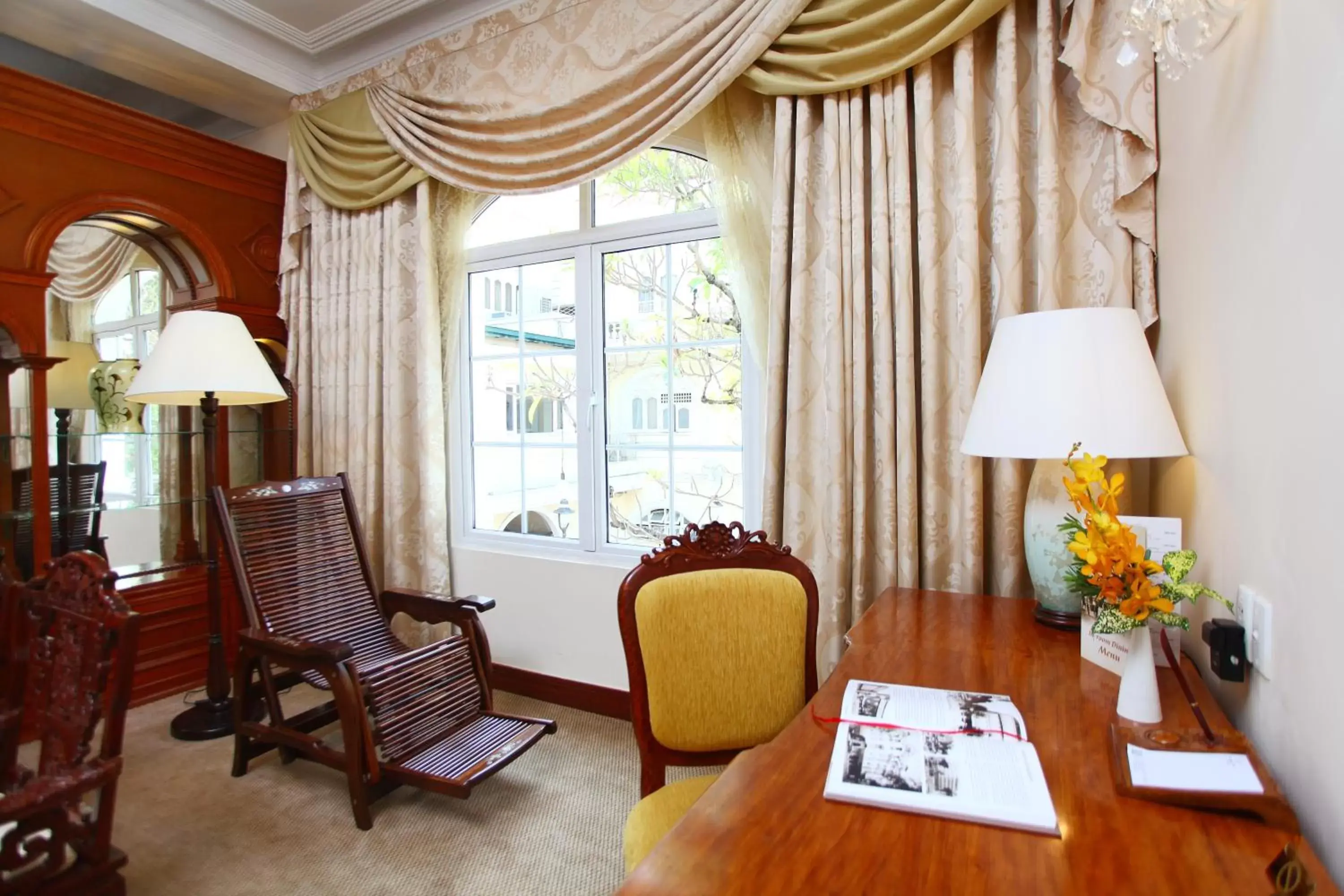 Seating Area in Hotel Continental Saigon