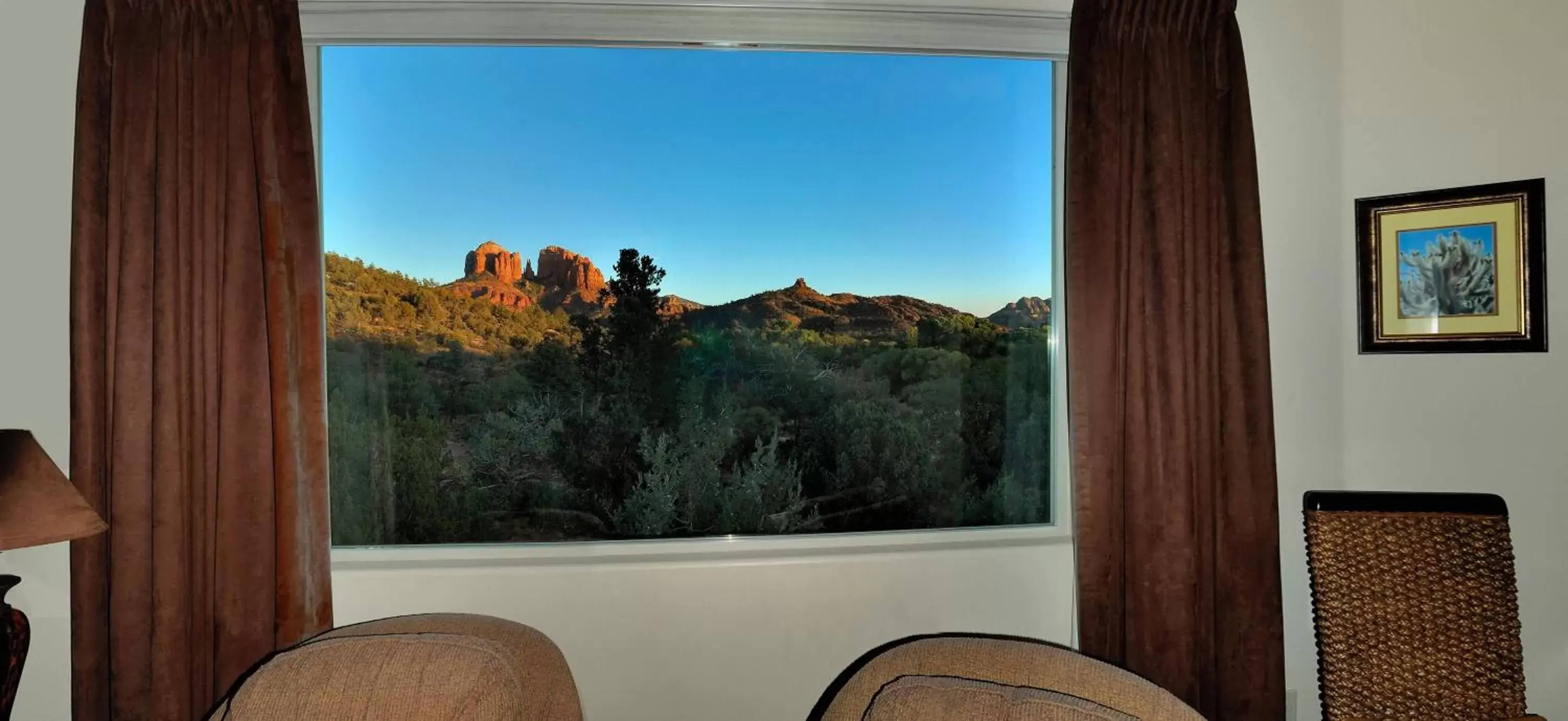 View (from property/room), Mountain View in Sedona Cathedral Hideaway B&B & Spa