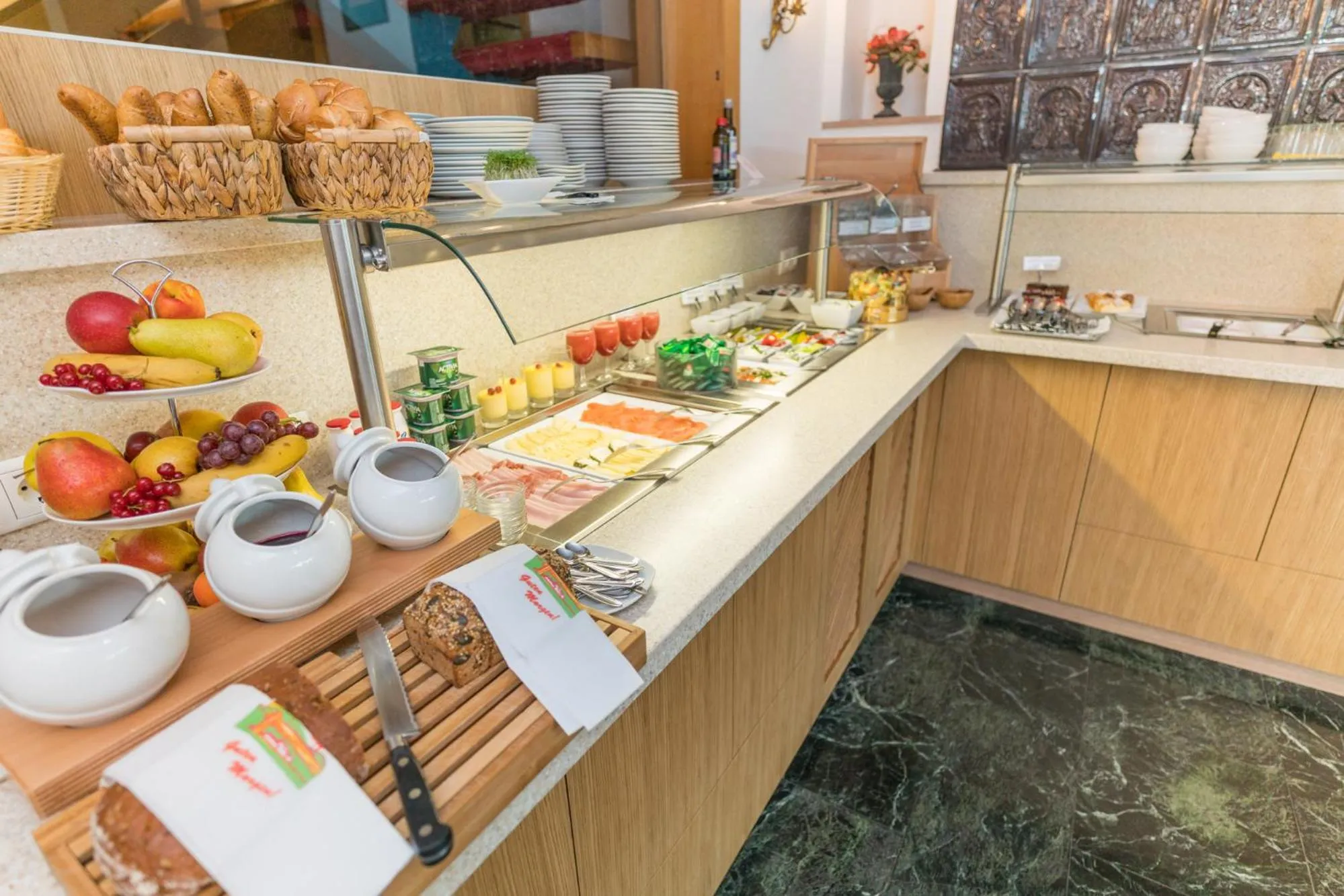 Buffet breakfast in Hotel Haus Arenberg