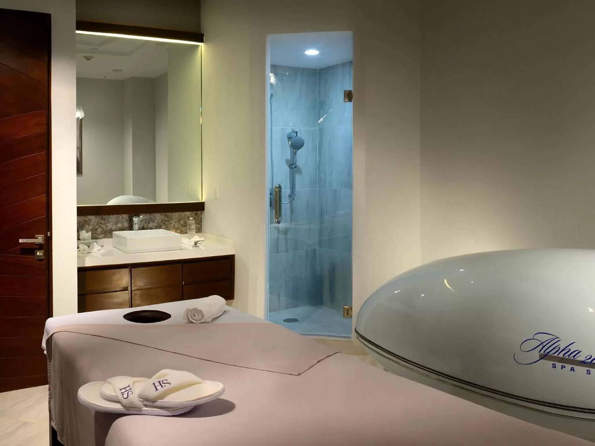 Spa and wellness centre/facilities, Bathroom in HS HOTSSON Hotel Irapuato
