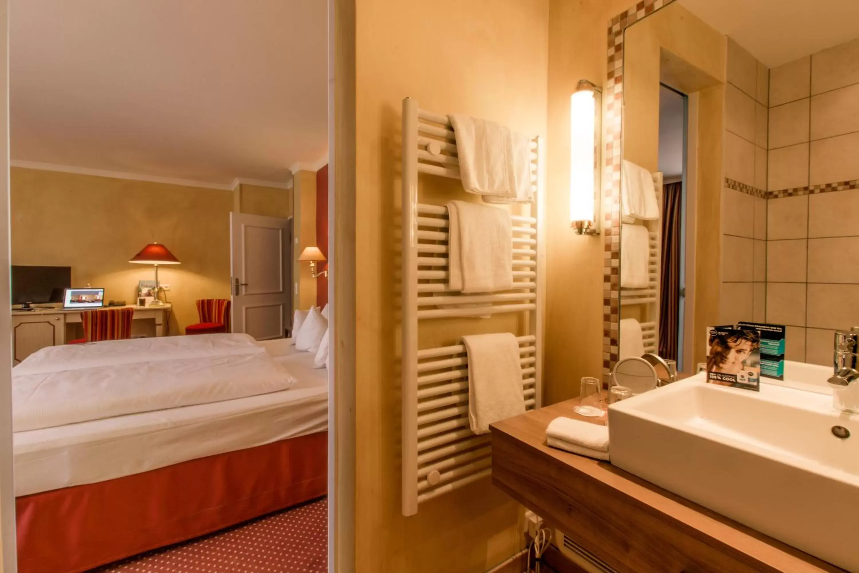 Bathroom in Hotel Goldene Traube