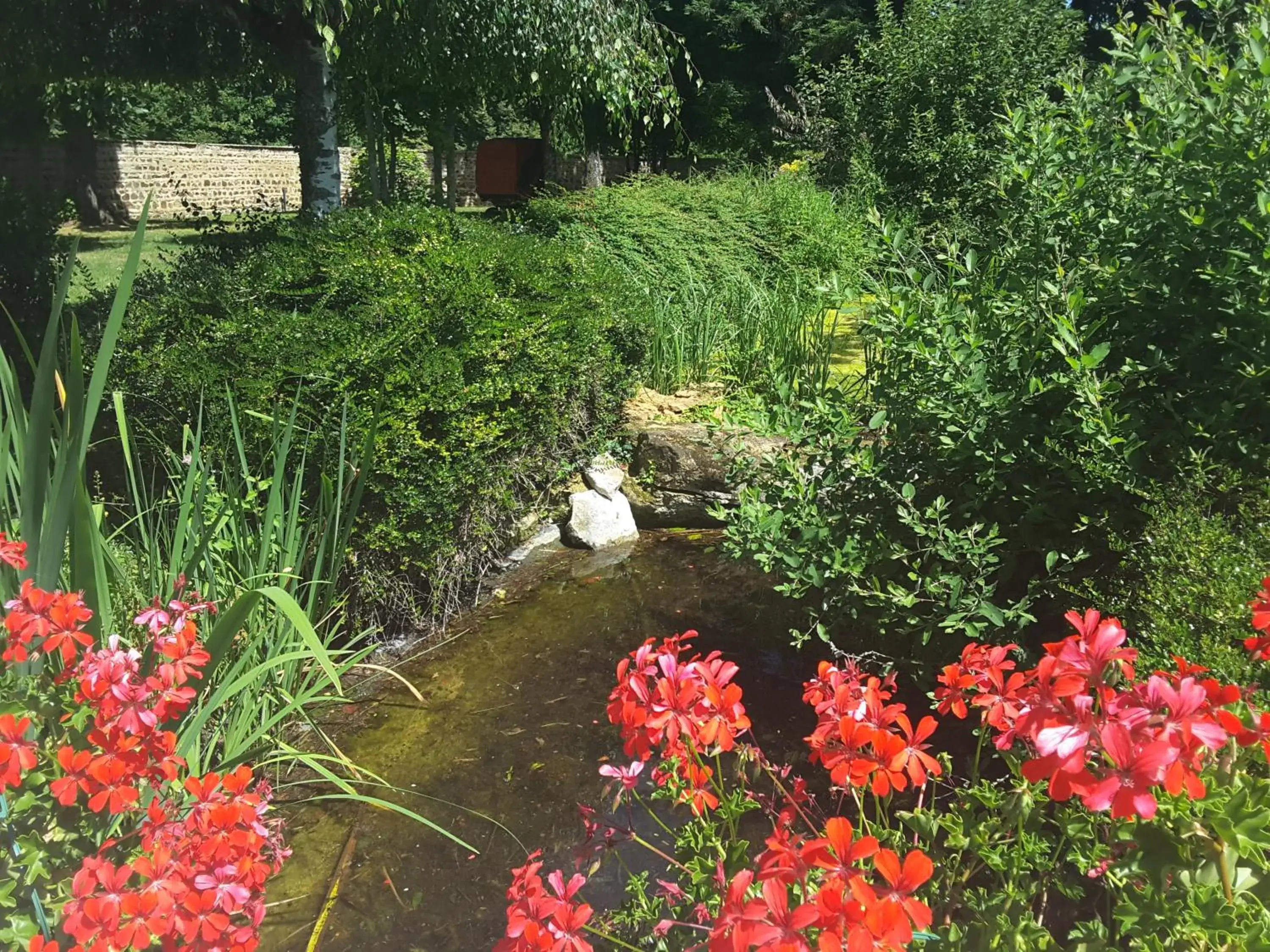 Spring, Garden in Château de Pizay