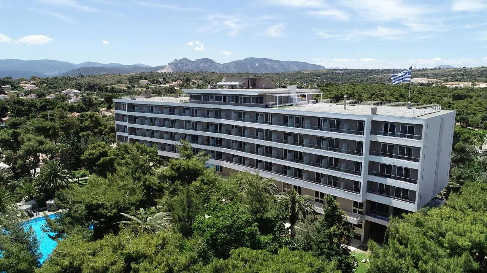 Bird's eye view in King Saron Hotel Resort Bird's eye view in King Saron Hotel Resort