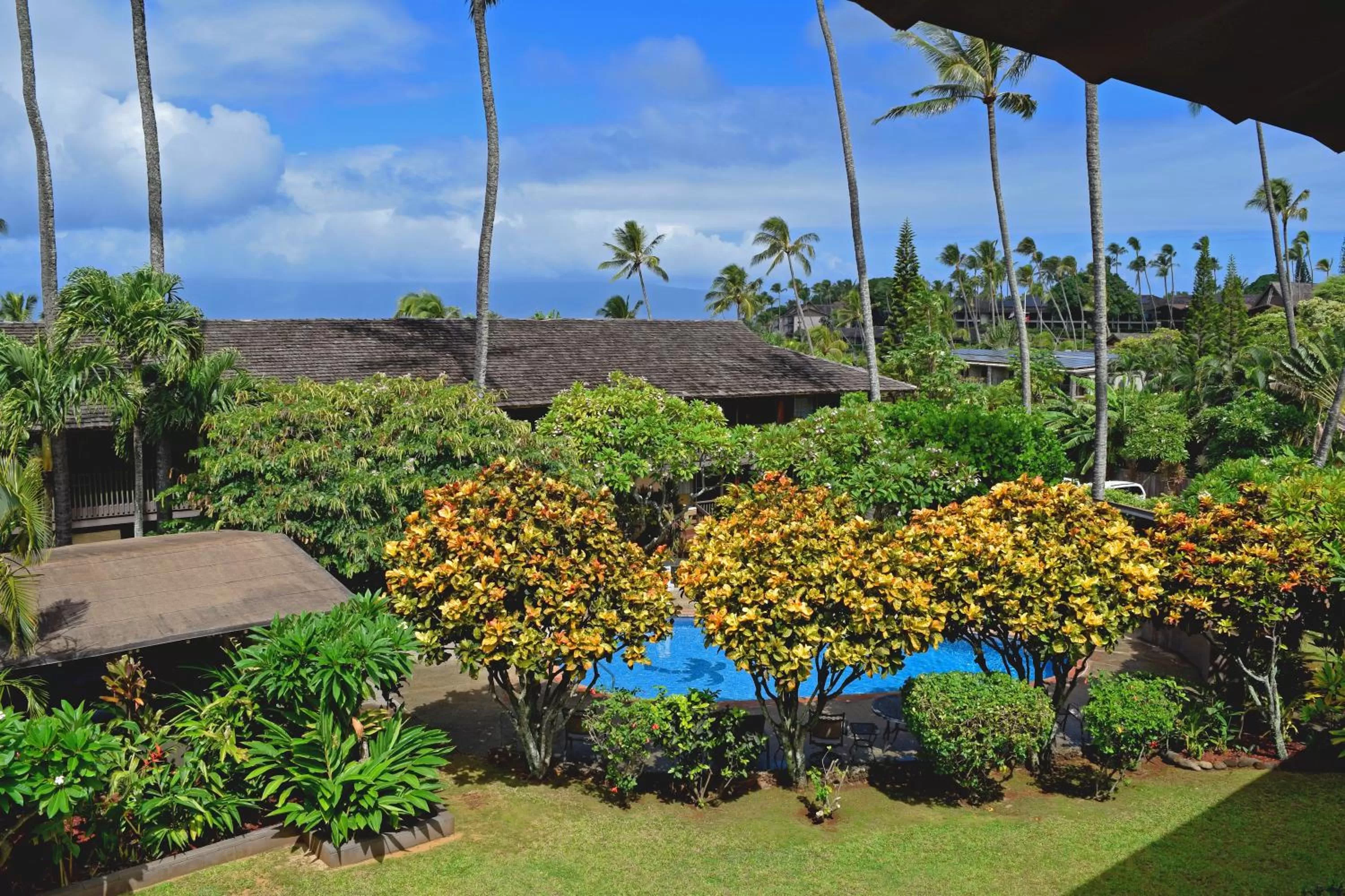 Patio in Napili Village Hotel