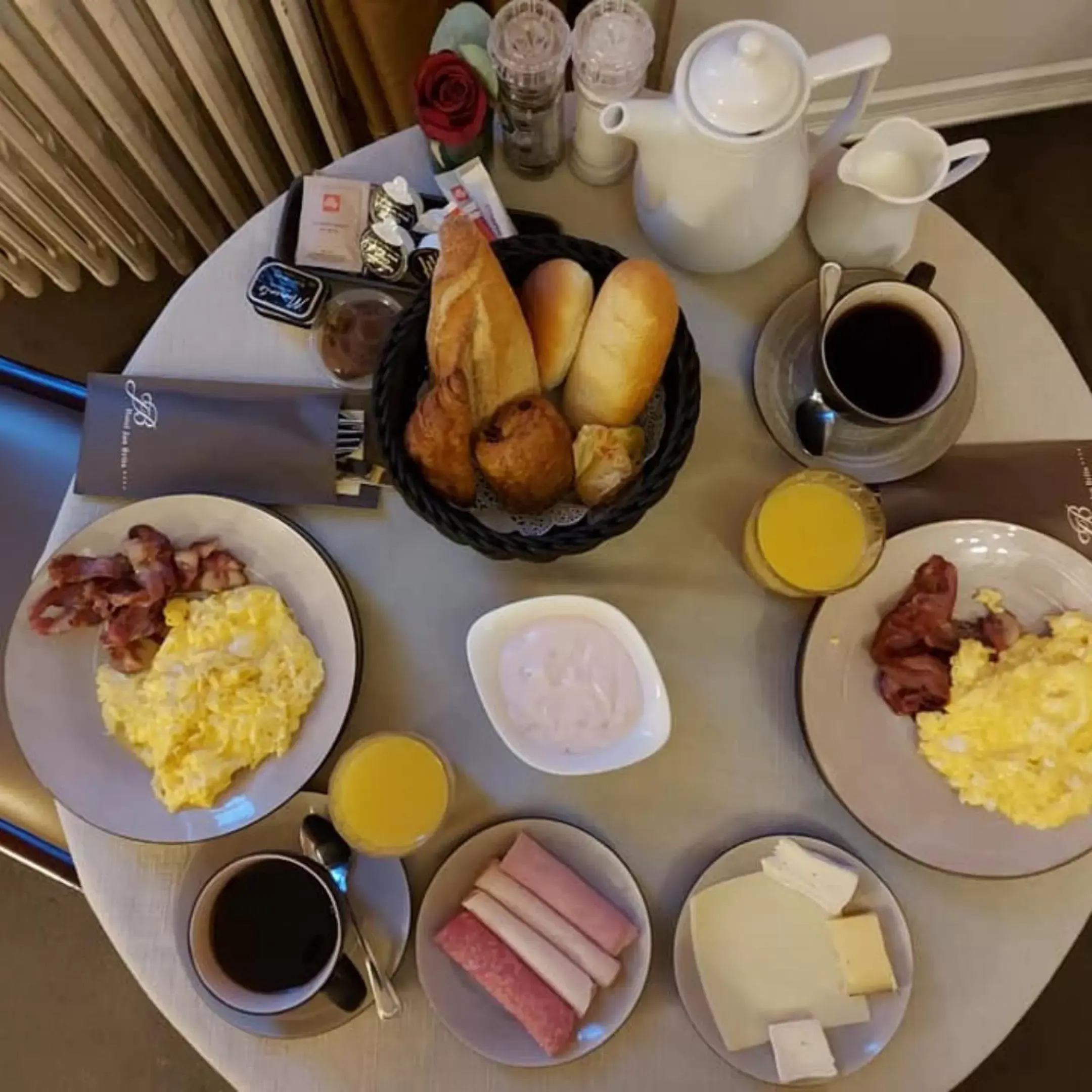 Food close-up, Breakfast in Hotel Jan Brito