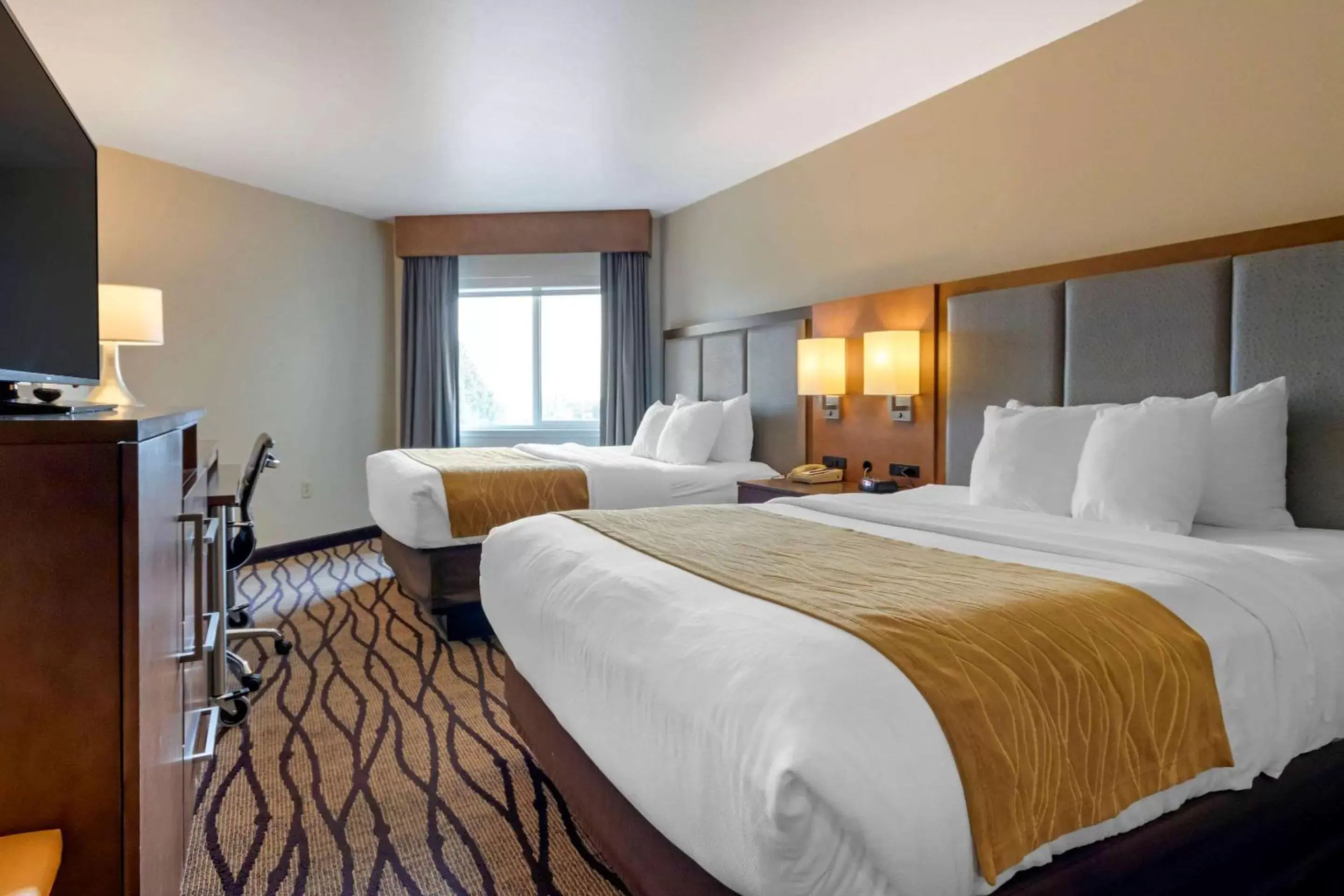 Photo of the whole room, Bed in Comfort Inn & Suites Market - Airport