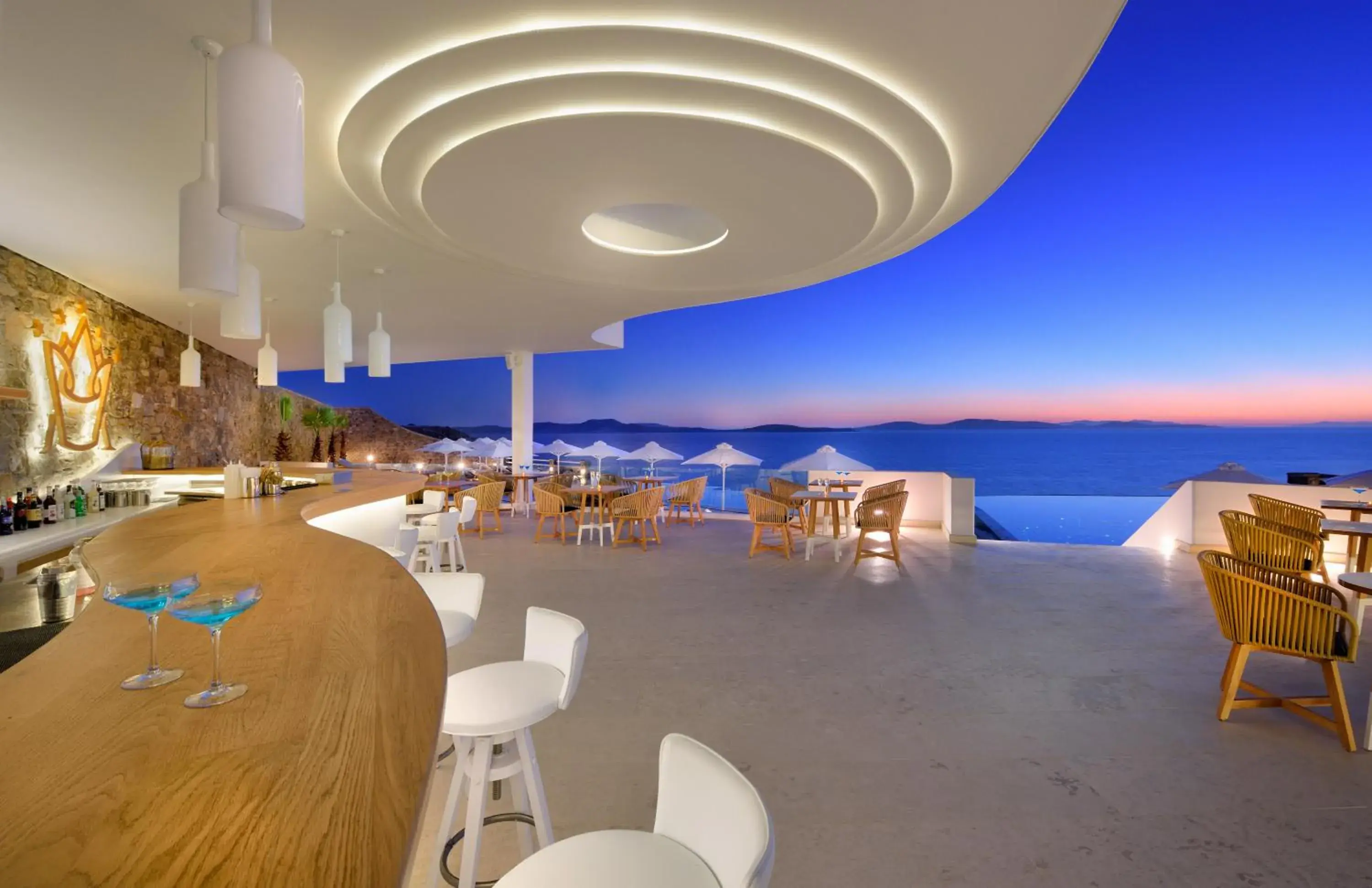 Lounge or bar, Sea View in Anax Resort and Spa