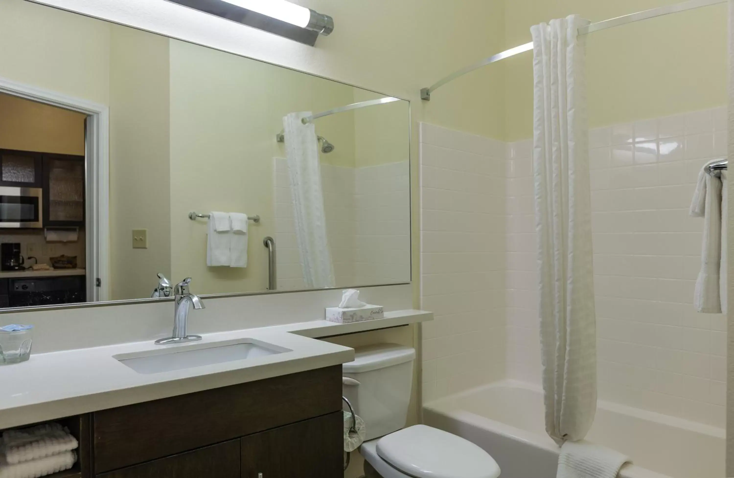 Bathroom in Candlewood Suites San Marcos, an IHG Hotel