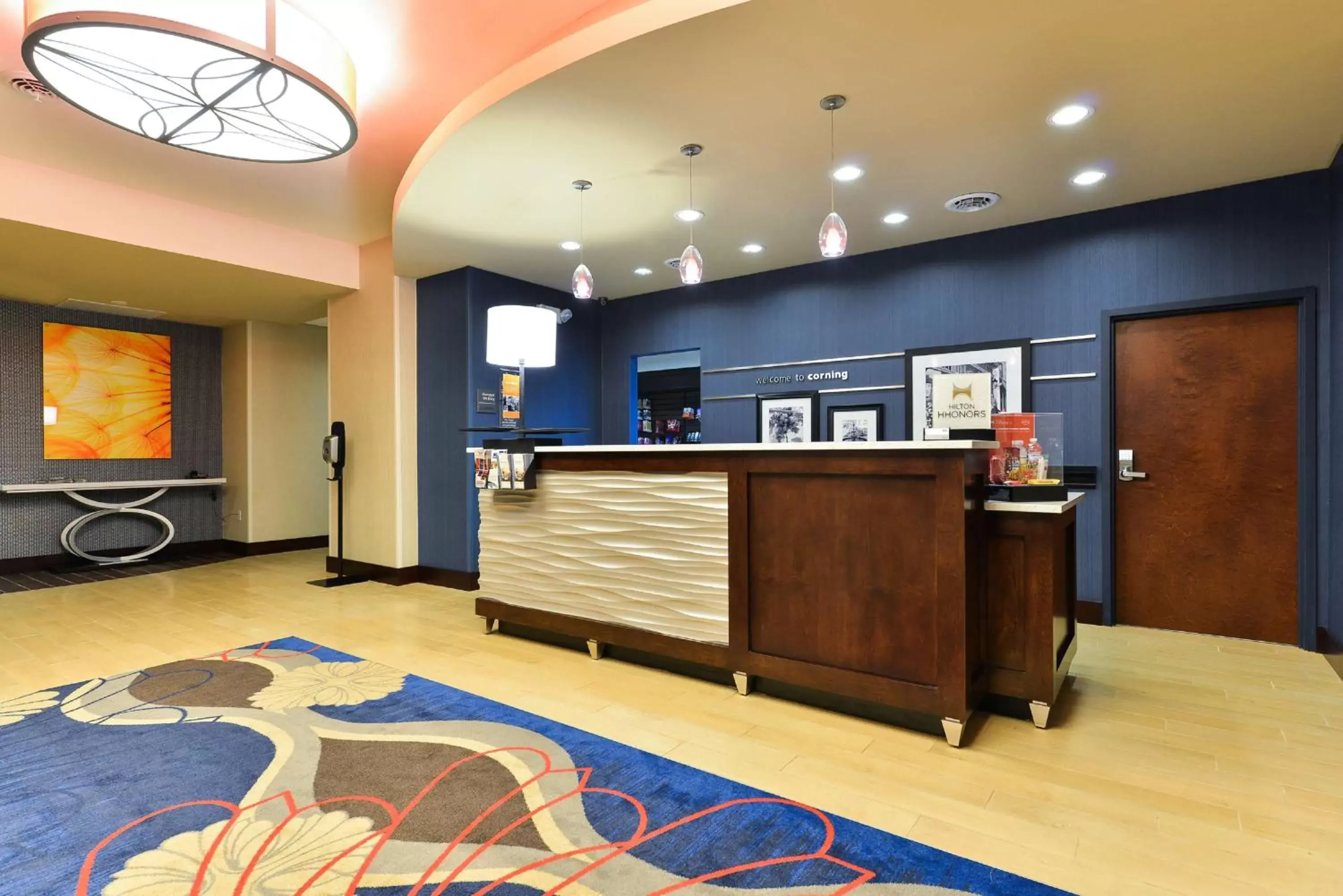 Lobby or reception, Lobby/Reception in Hampton Inn Corning/Painted Post