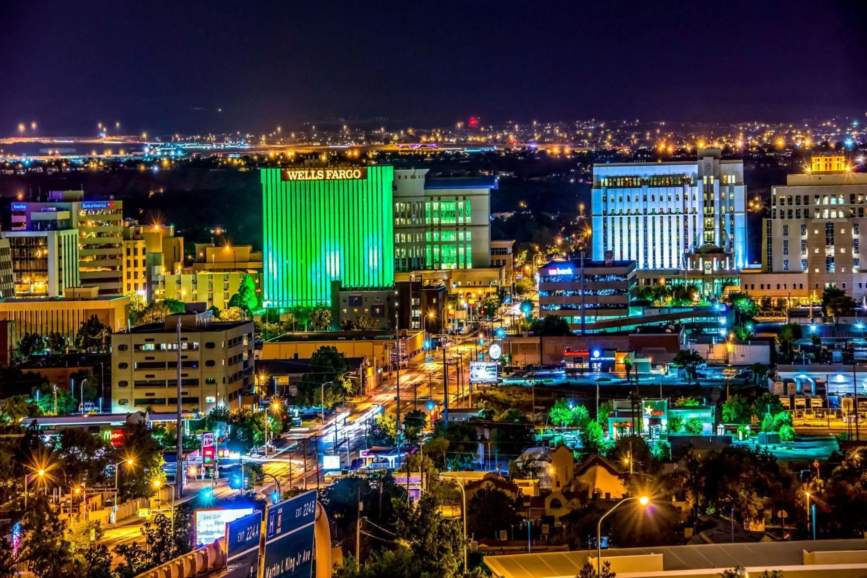 View (from property/room), Bird's-eye View in Super 8 by Wyndham Albuquerque West/Coors Blvd