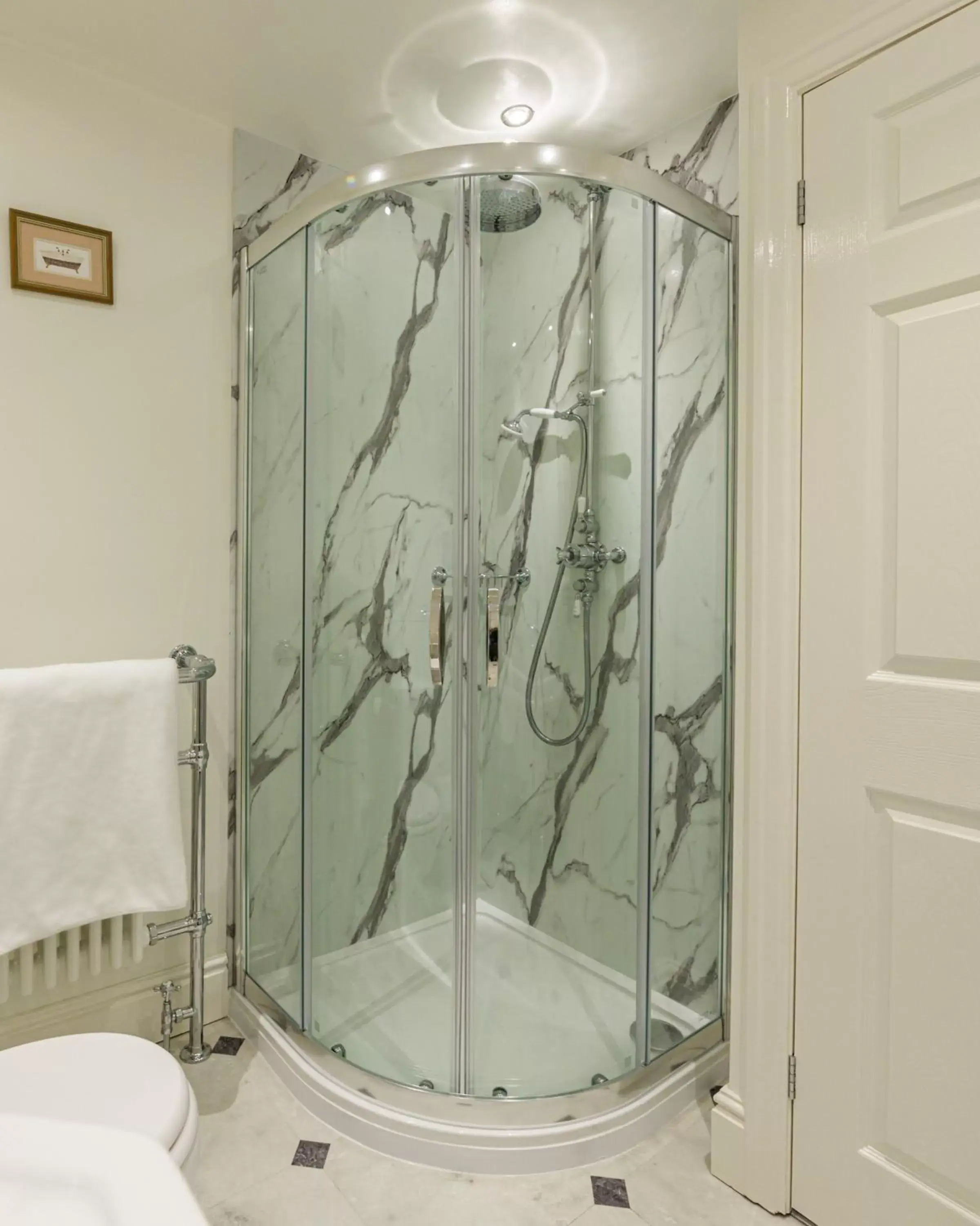 Shower, Bathroom in Old Hall Hotel