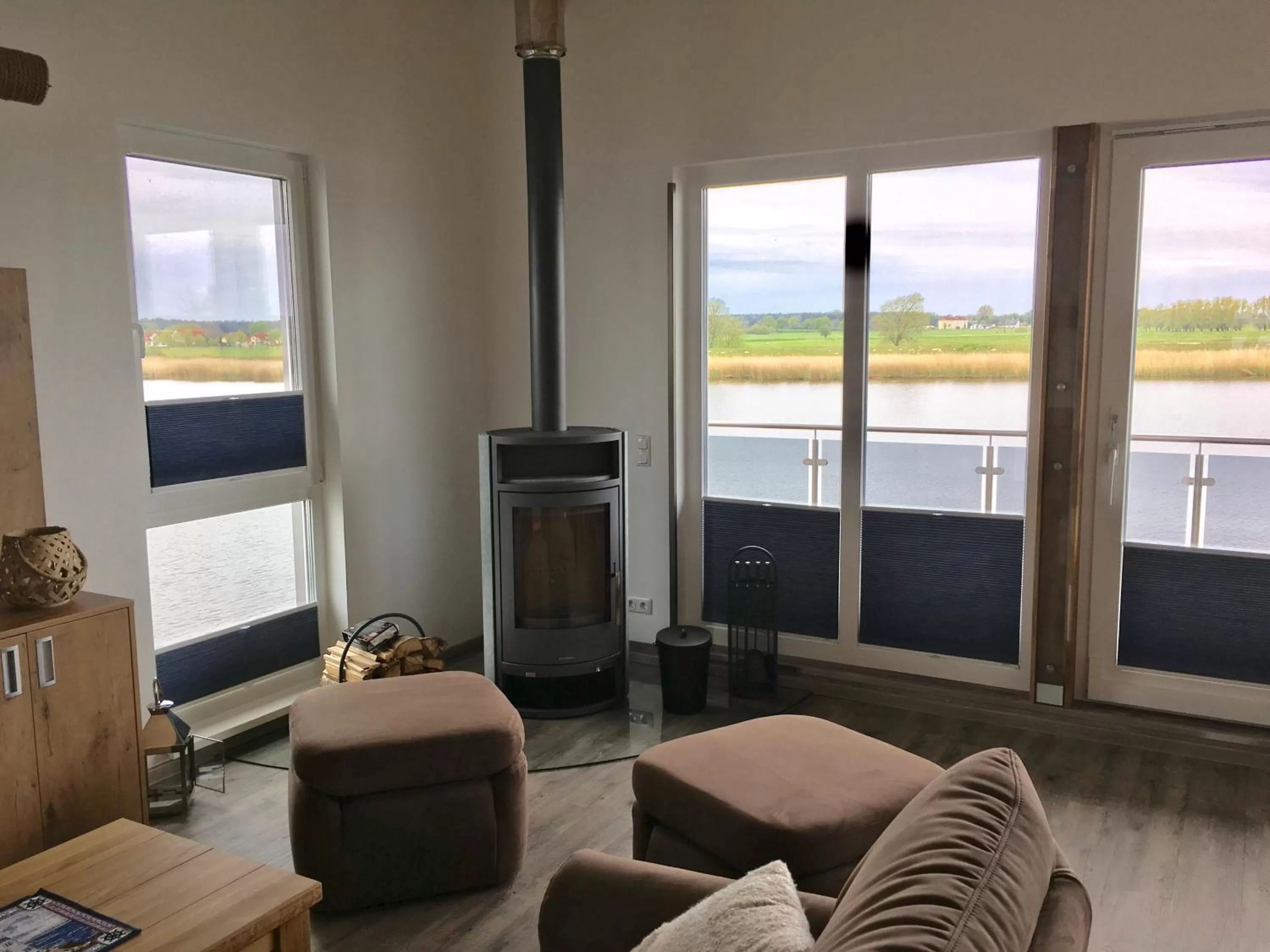 Living room in Schwimmende Häuser im BALTIC SEA RESORT