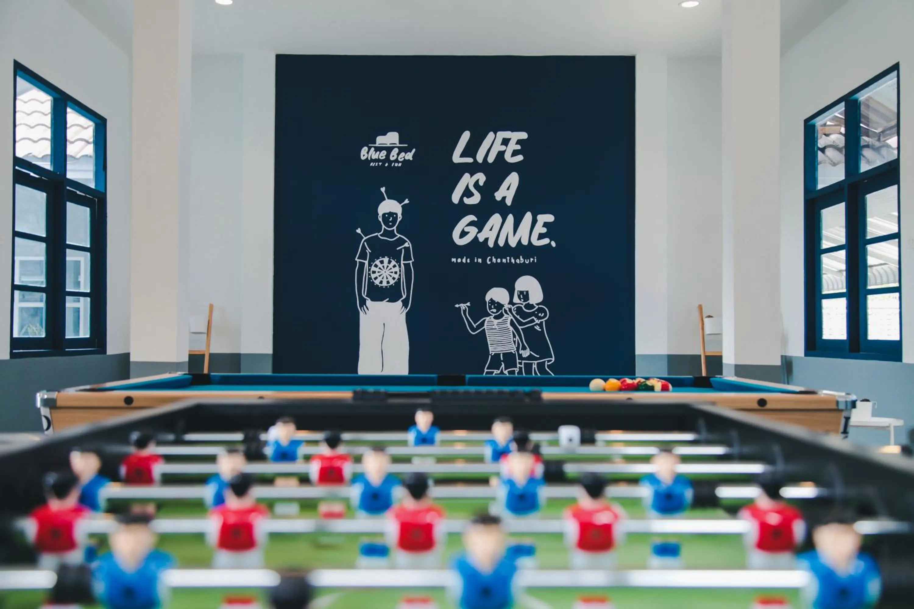 Property building in Blue Bed Hotel