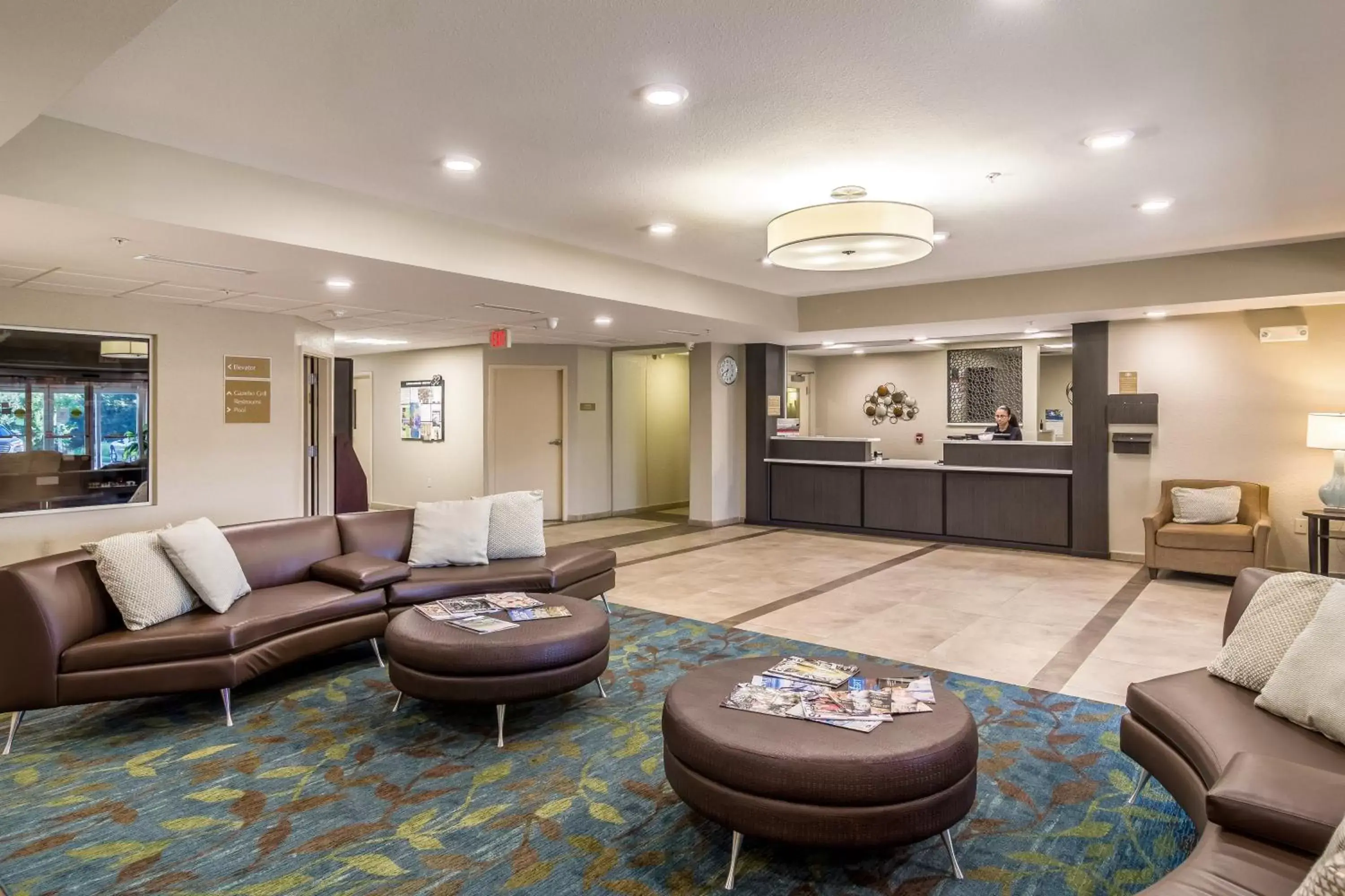 Property building, Lobby/Reception in Candlewood Suites Jacksonville East Merril Road, an IHG Hotel