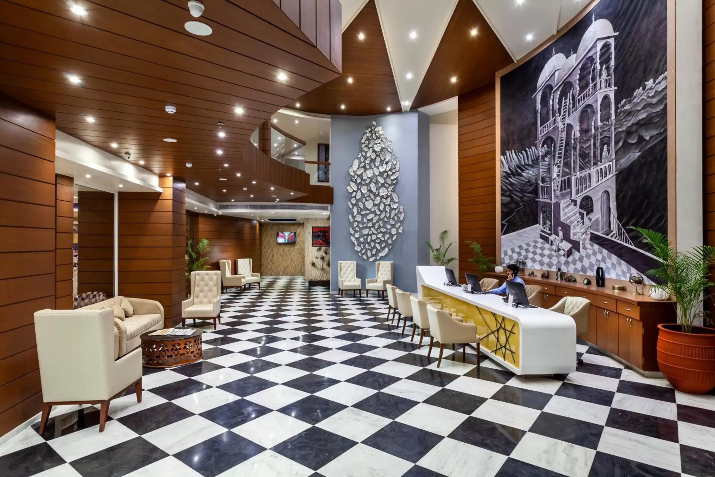 Lobby or reception in juSTa Sajjangarh Resort & Spa
