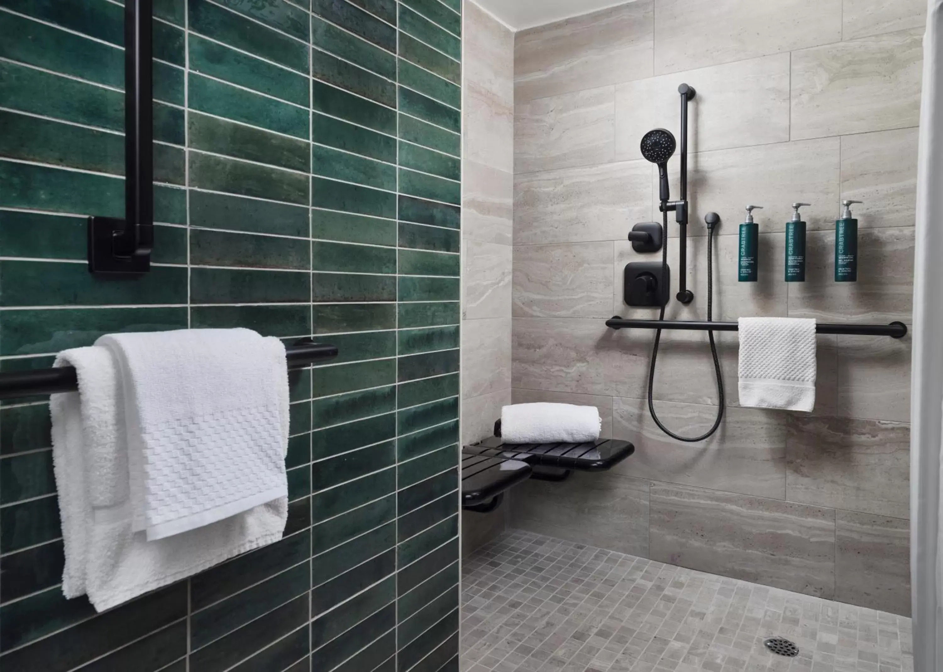 King Room with Roll-In Shower - Disability Access in Hilton Stockton