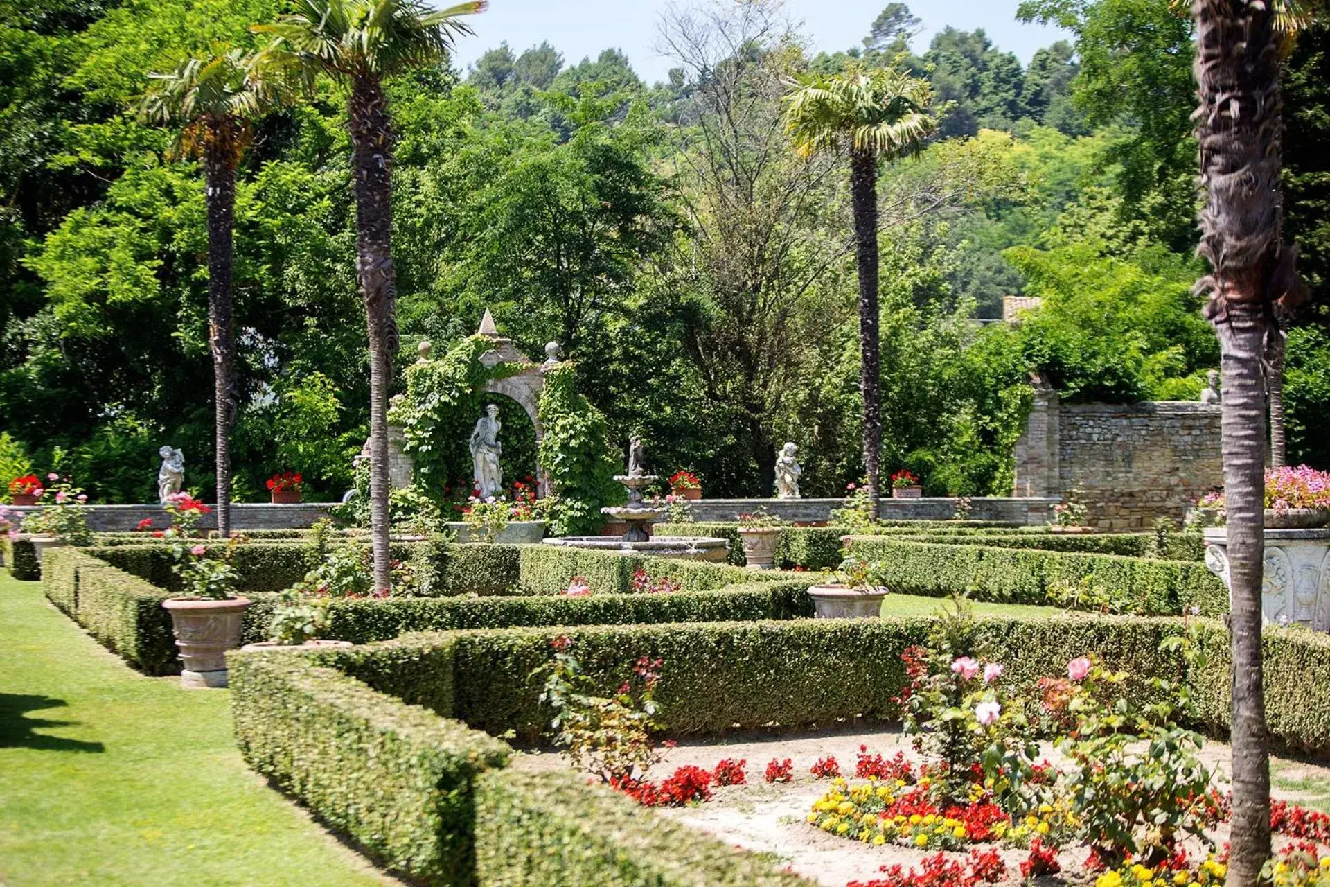 Garden view, Garden in Villa Cattani Stuart