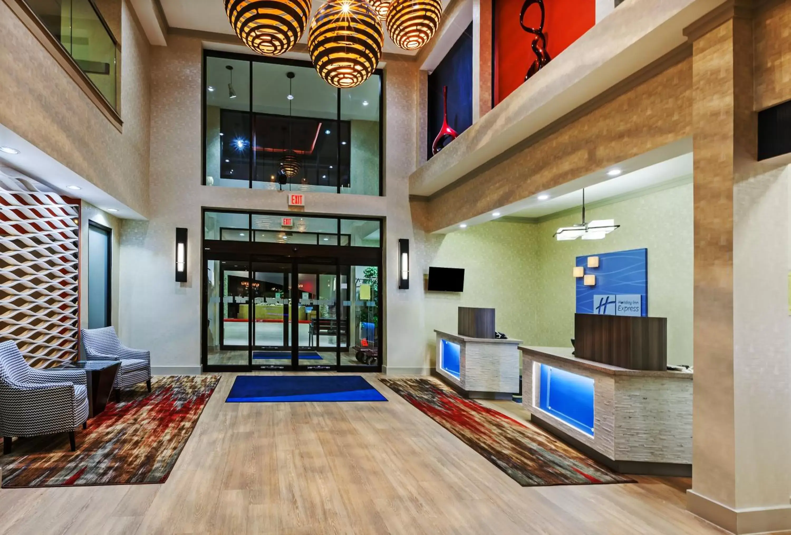 Lobby or reception, Lobby/Reception in Holiday Inn Express Hotel and Suites Houston East, an IHG Hotel