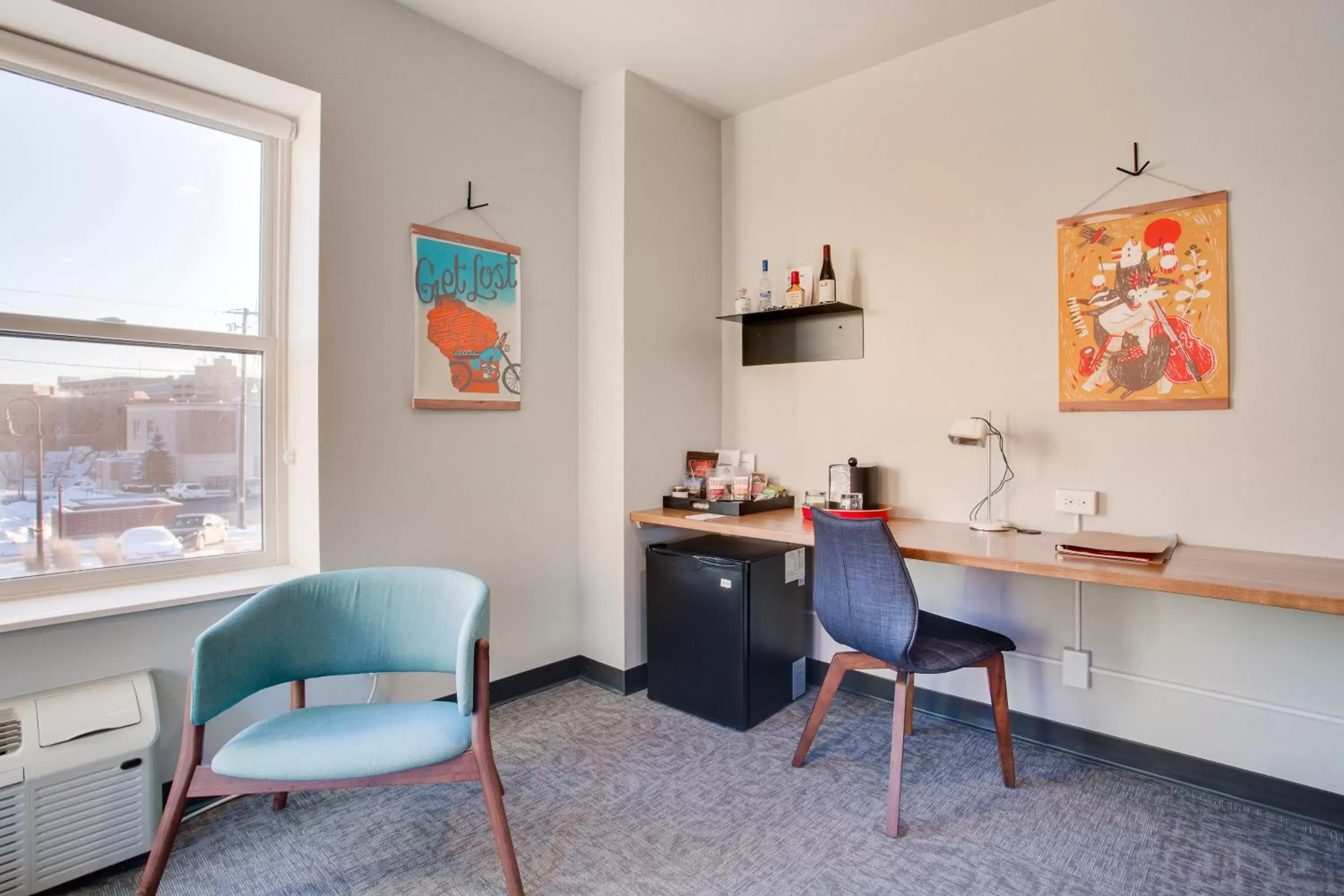 Living room in The Oxbow Hotel Living room in The Oxbow Hotel