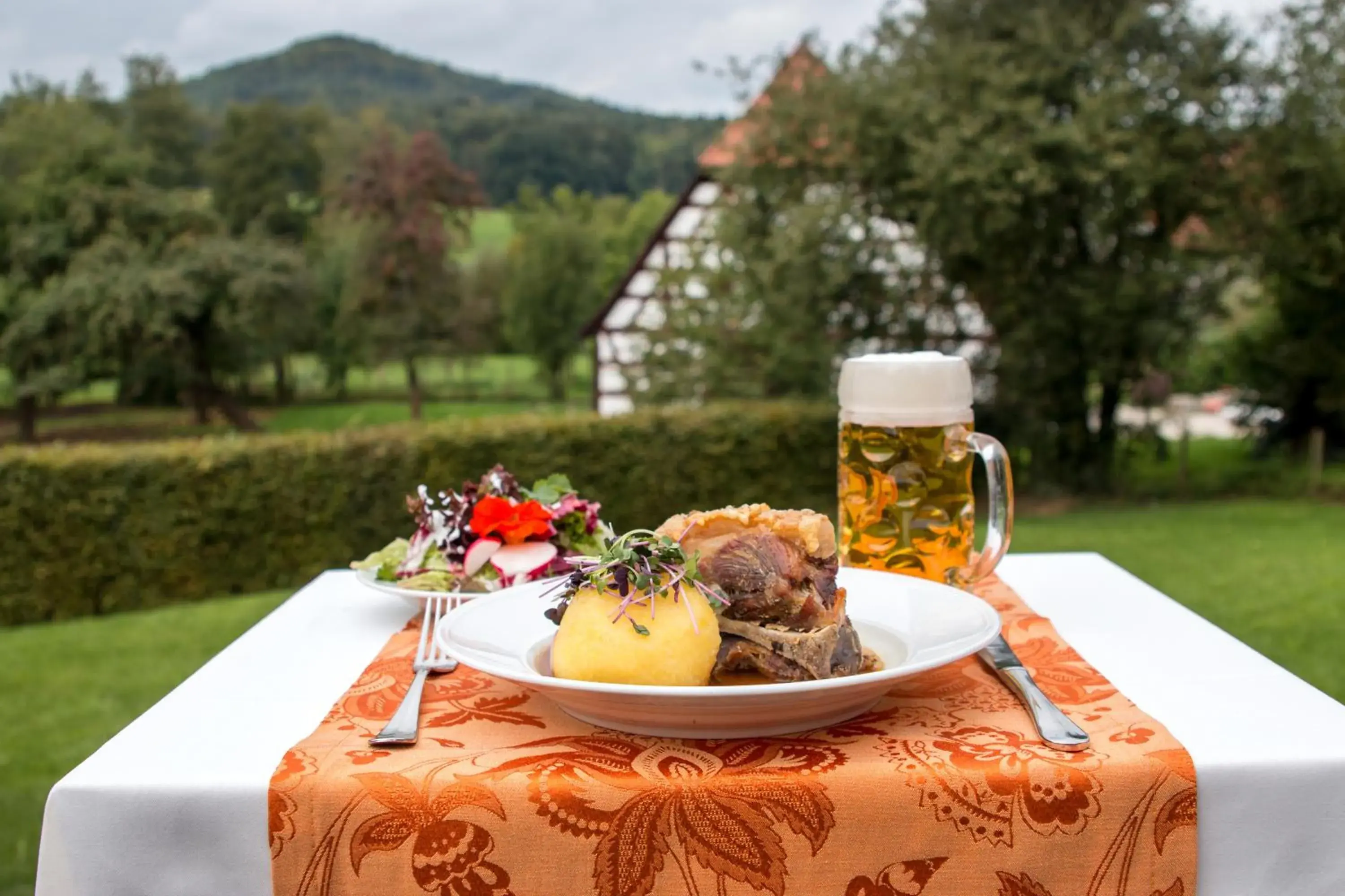 Lunch in Landhotel-Gasthof Grüner Baum